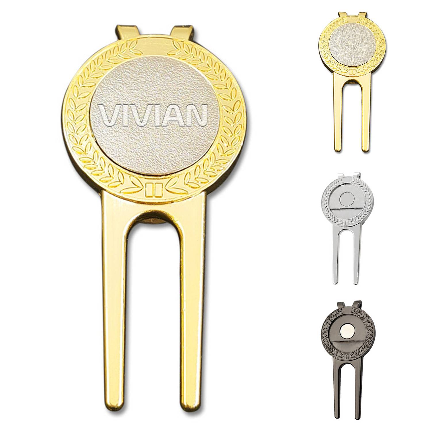 Golf Divot Repair Tool w/ Ball Marker