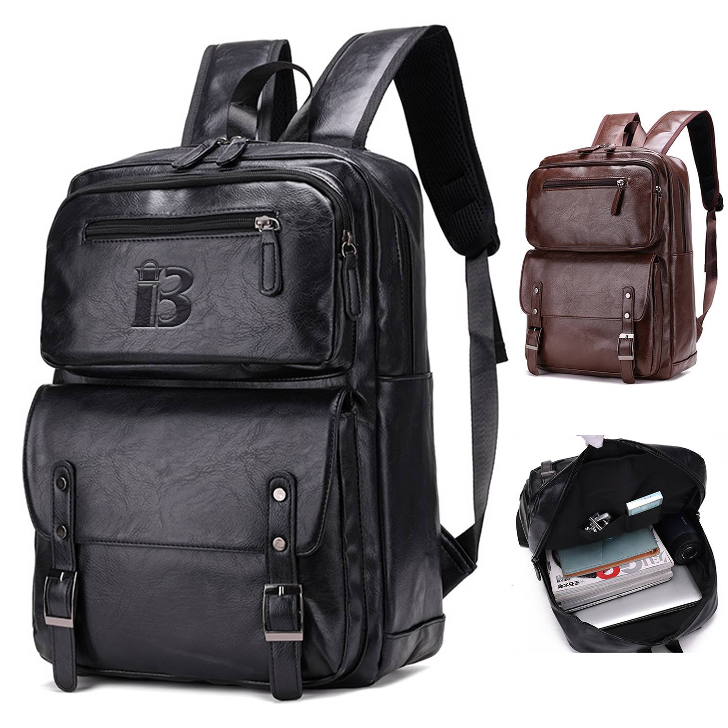 PU Fashion Travel Waterproof Laptop Bag