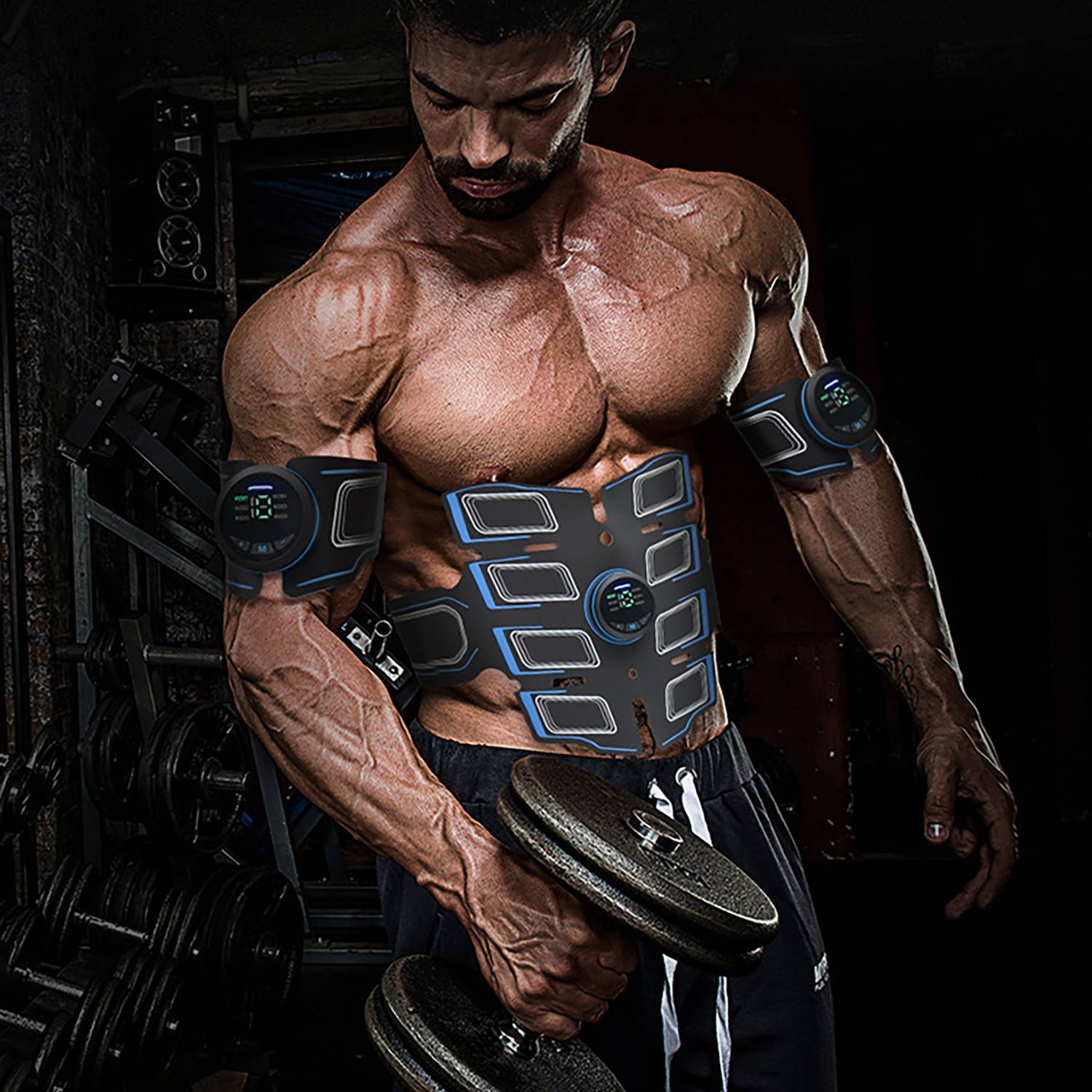 Smart Power-Off Rechargeable Abs Fitness Belt - Image 6