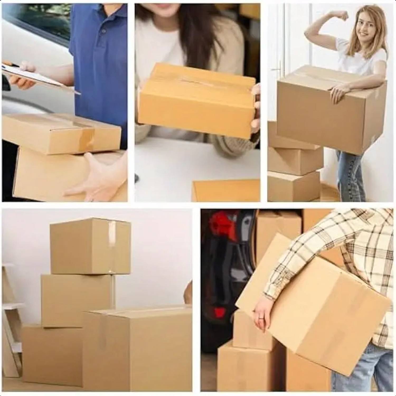 48mm Plastic Portable Tape Dispenser Sealing Tool w/ Cutter - Image 5