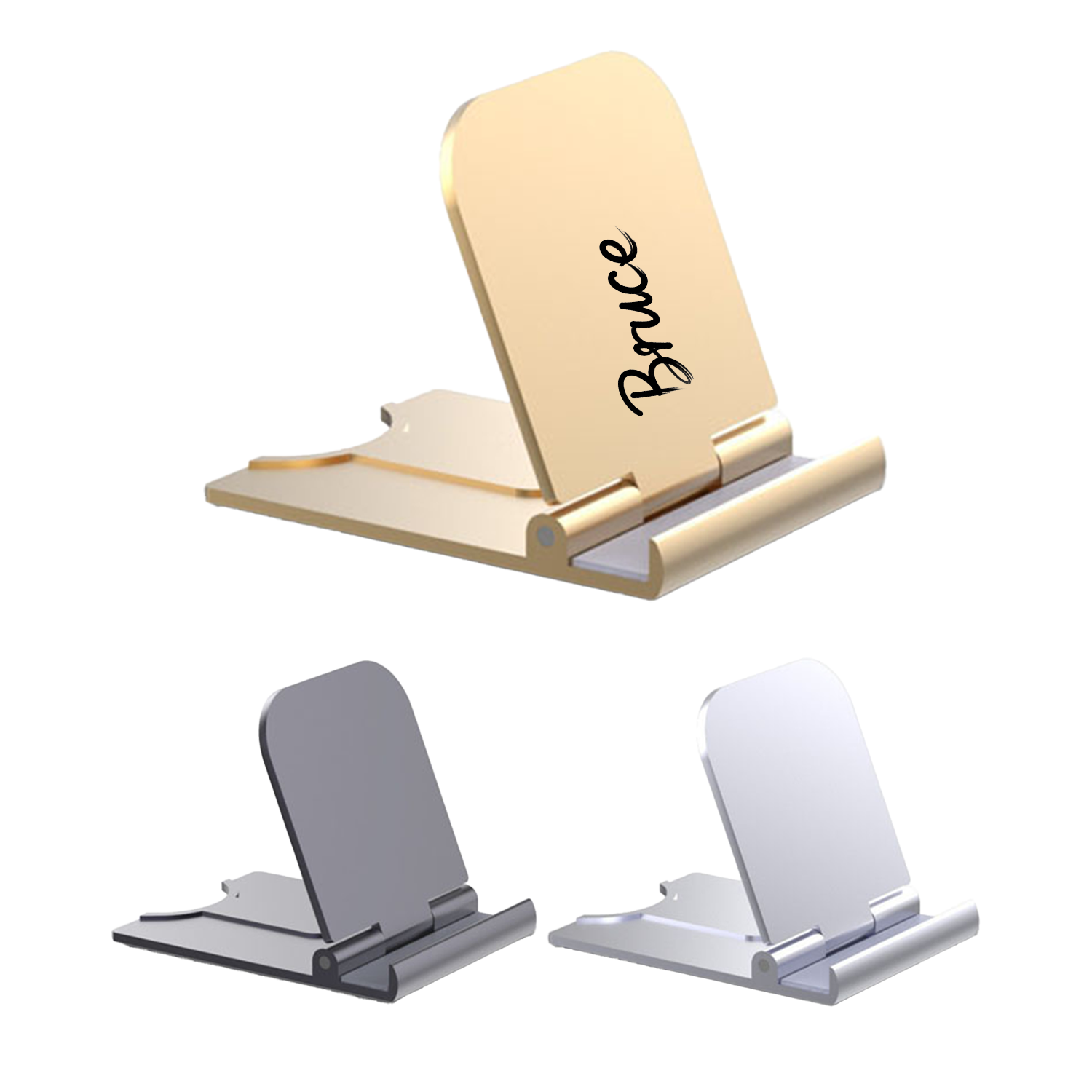 Plastic Foldable Adjustable Desk Phone Holder