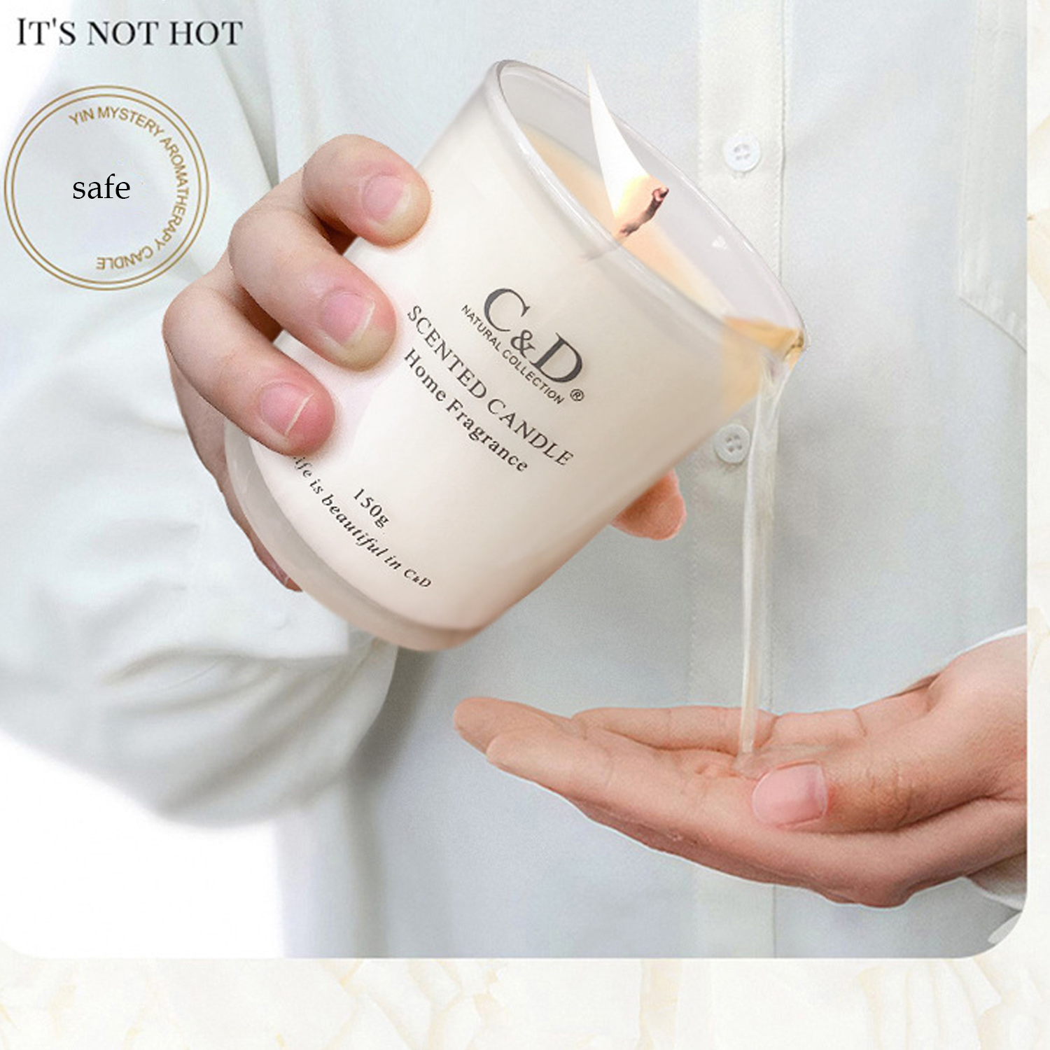 Scented Glass Candle - Image 5