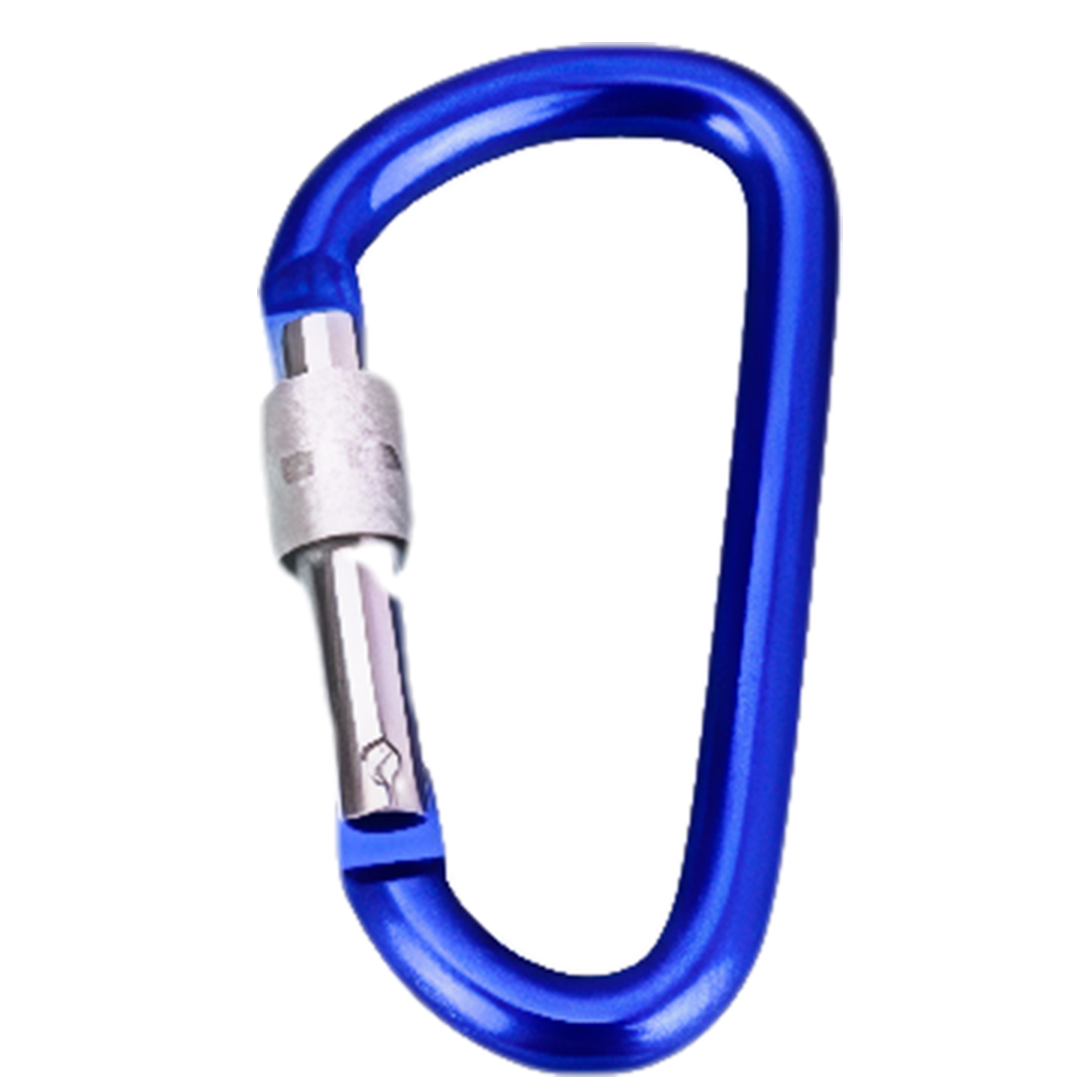 Aluminum D Shape Carabiner w/ Screw Lock - Image 7