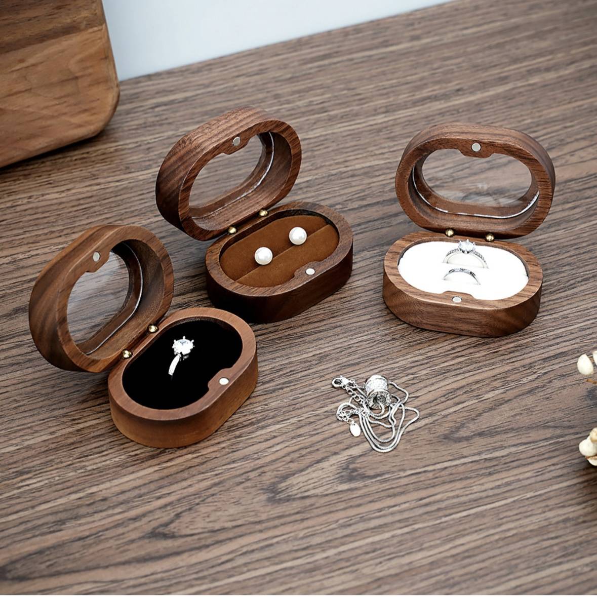 Oval Ring Box(Clear Top Optional) - Image 8