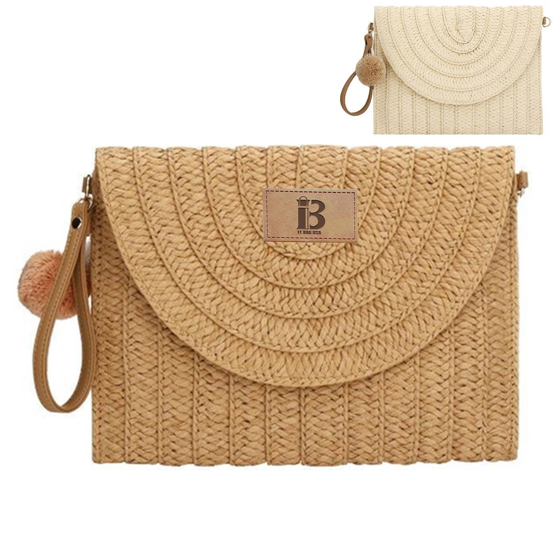 Woven Women Summer Beach Shoulder Bag