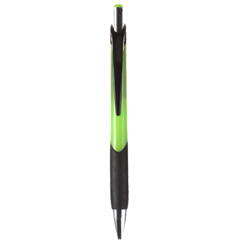 Retractable Rubber Grip ABS Ballpoint Pen - Image 8