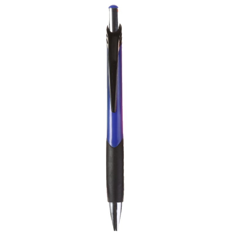 Retractable Rubber Grip ABS Ballpoint Pen - Image 9