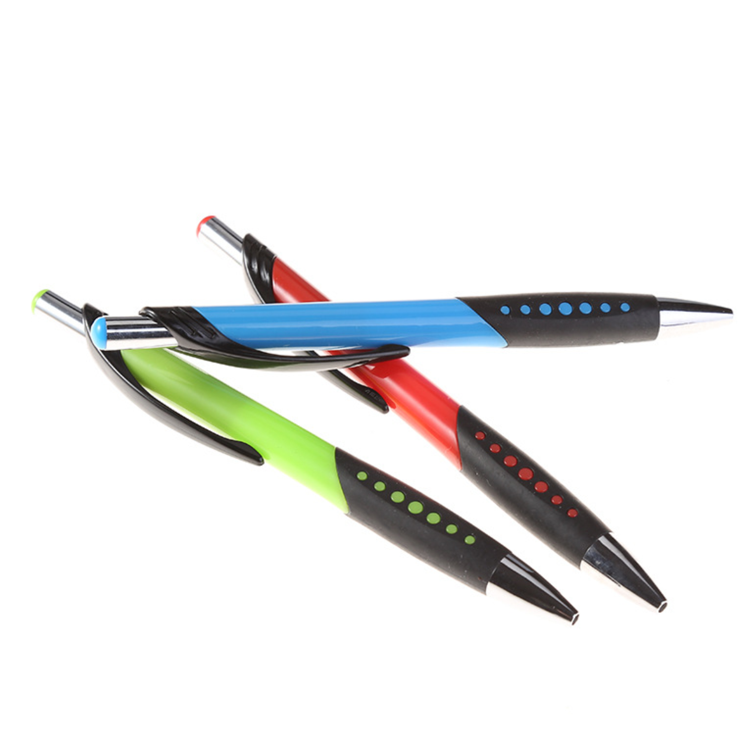 Retractable Rubber Grip ABS Ballpoint Pen - Image 3