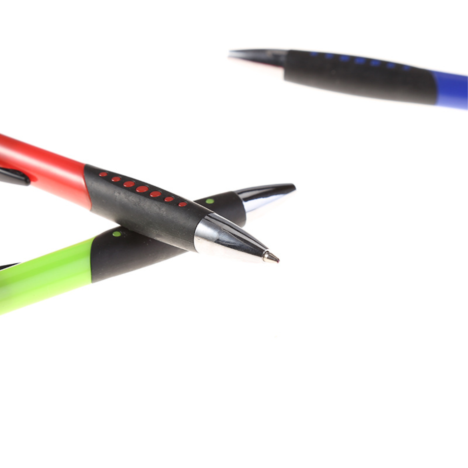 Retractable Rubber Grip ABS Ballpoint Pen - Image 6