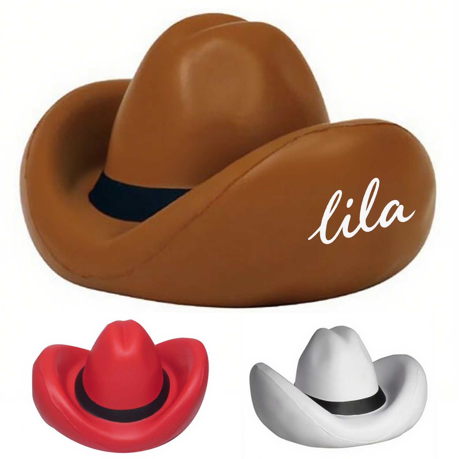 PU Foam Cowboy Hat Stress Reliever Squeeze Toy