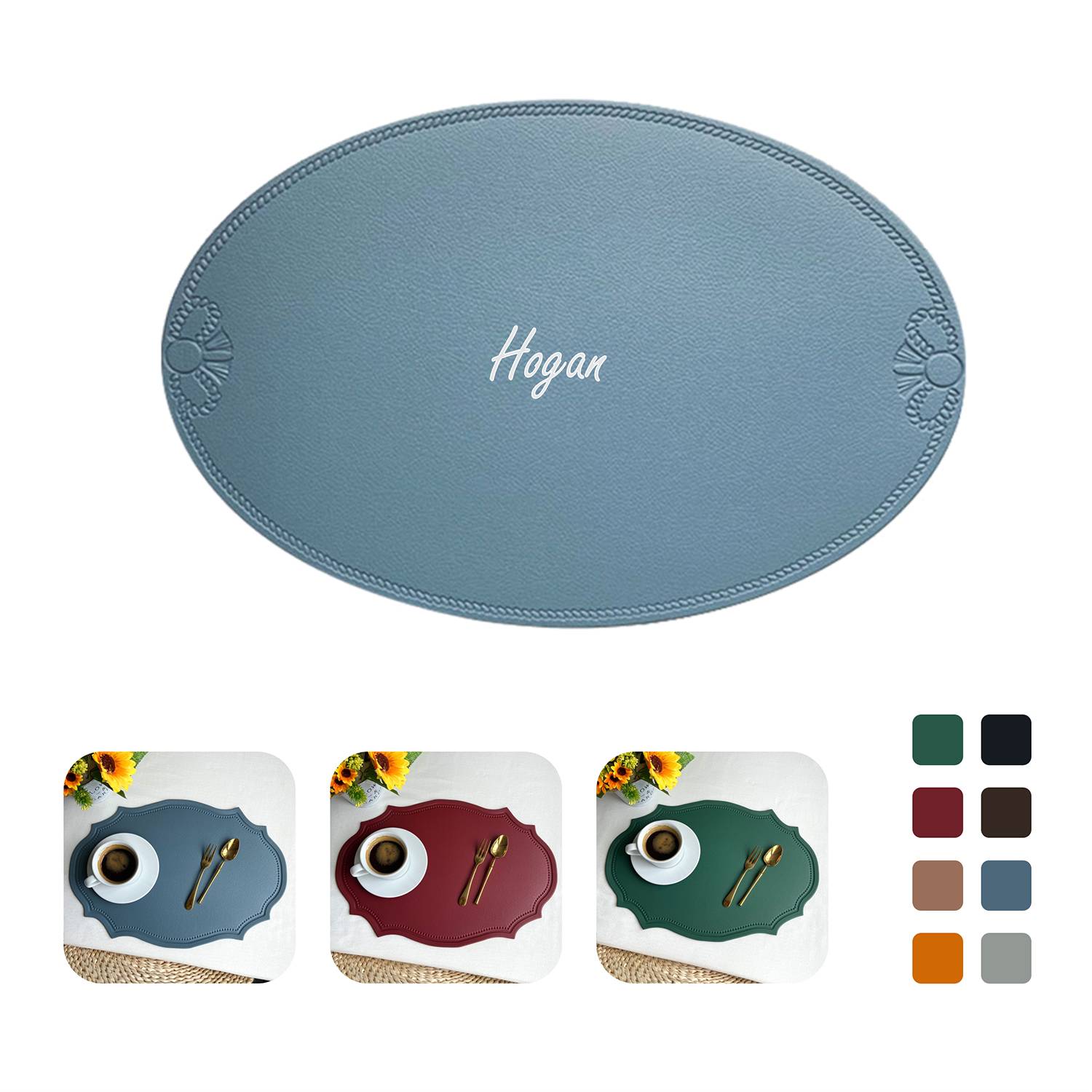 Leather Placemat Insulated Mat