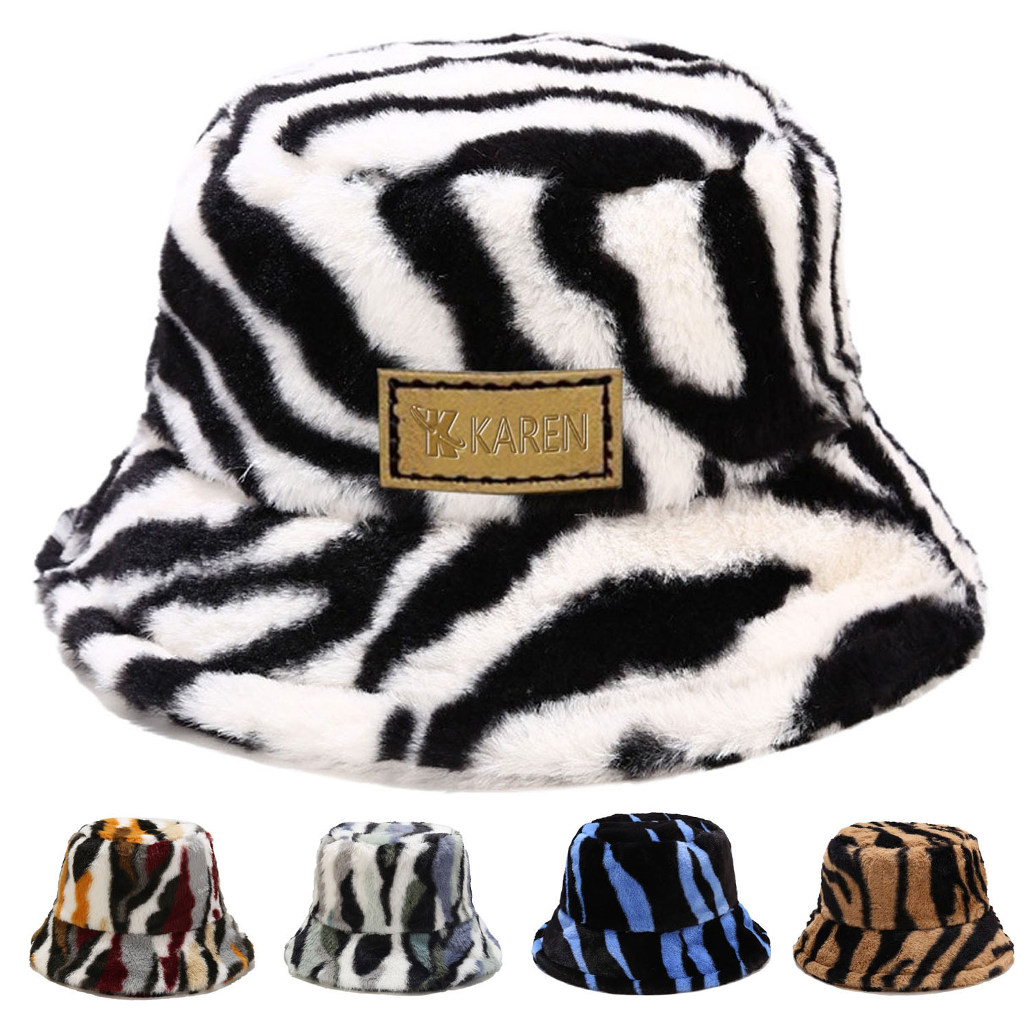 Lightweight Windproof Cozy Warm Plush Fleece Bucket Hat