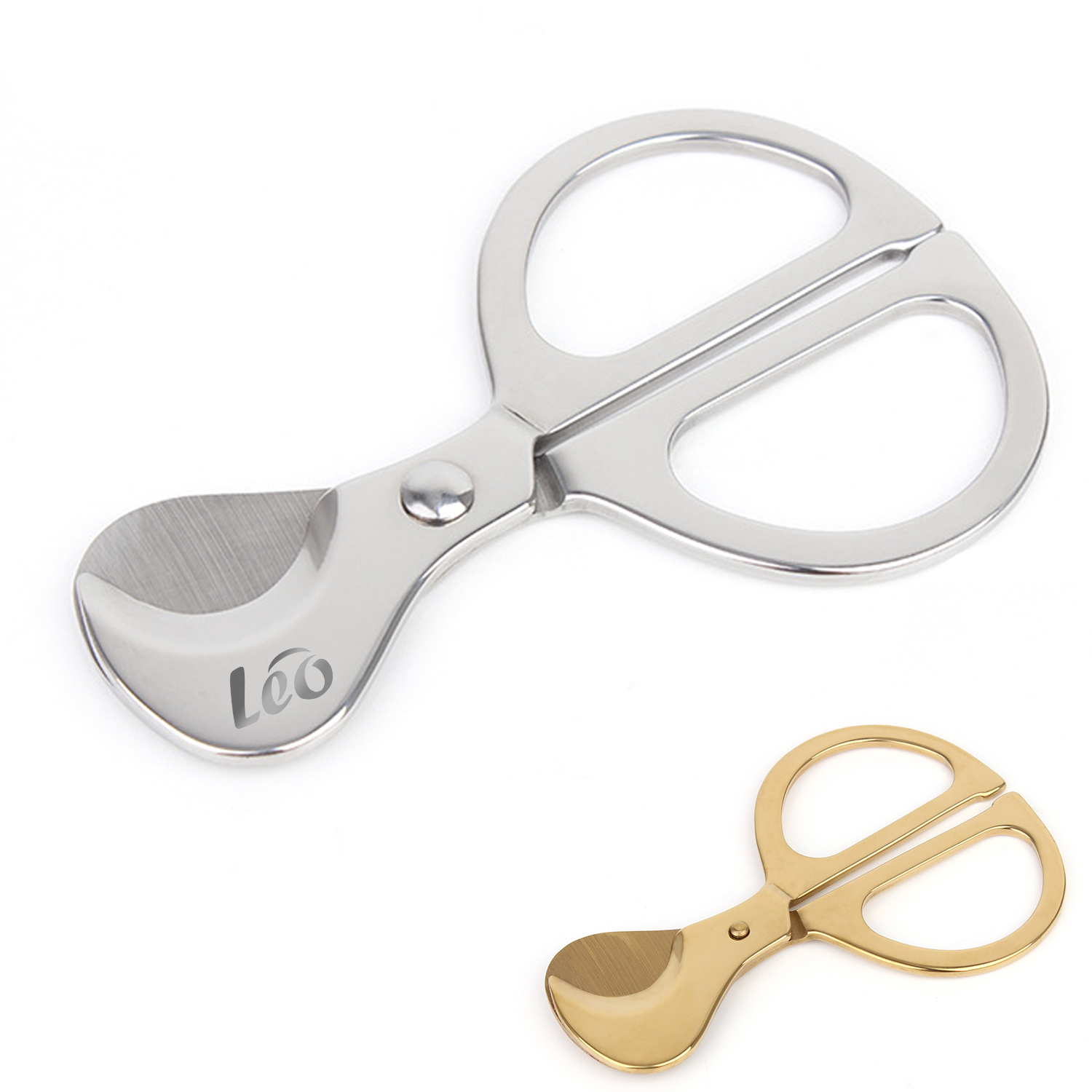 Ergonomic Handle Stainless Steel Cigar Scissors