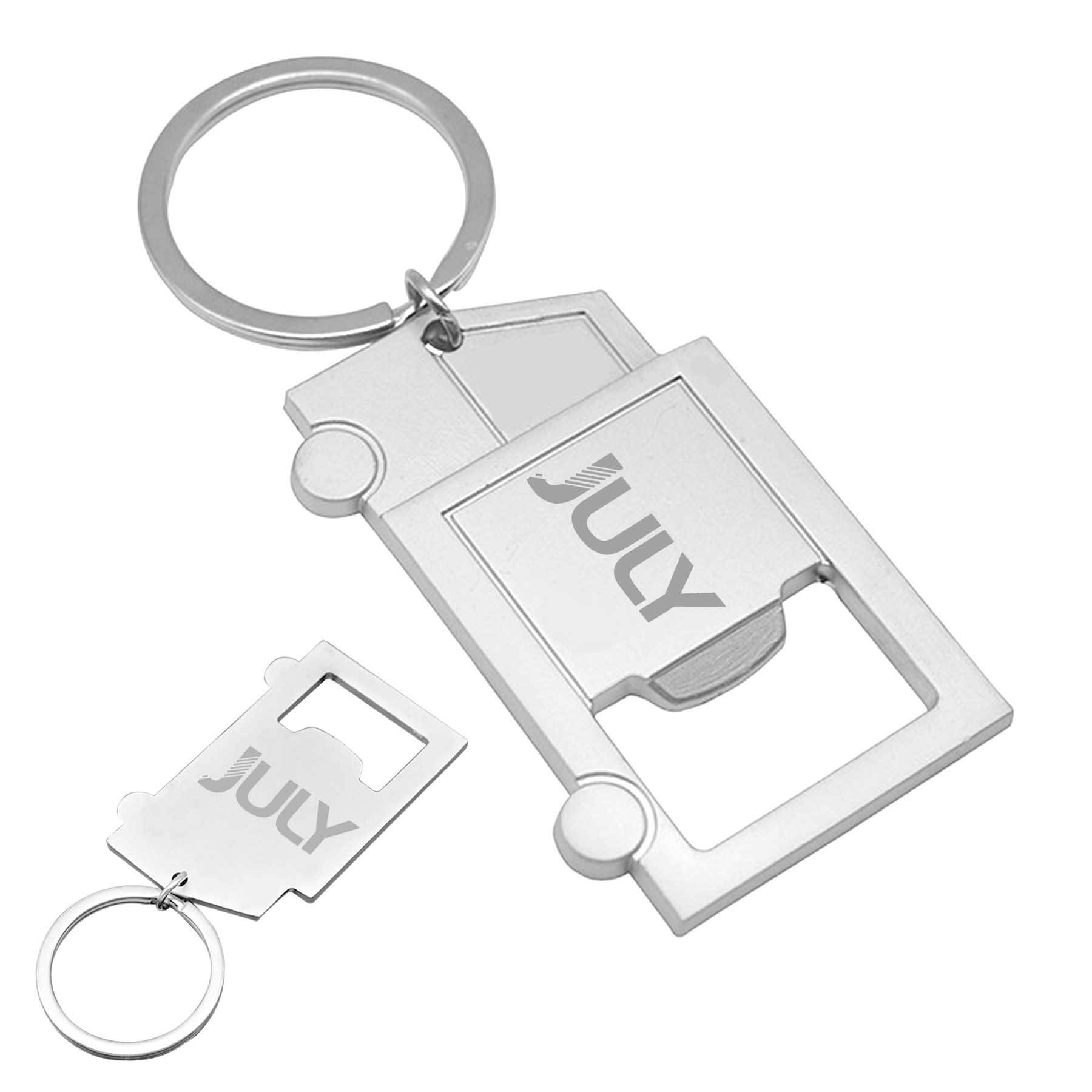 Truck Shaped Bottle Opener with Keyring