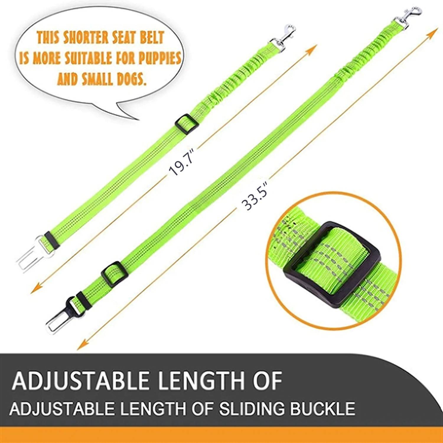Seat Belt w/ Elastic Bungee Buffer - Image 13
