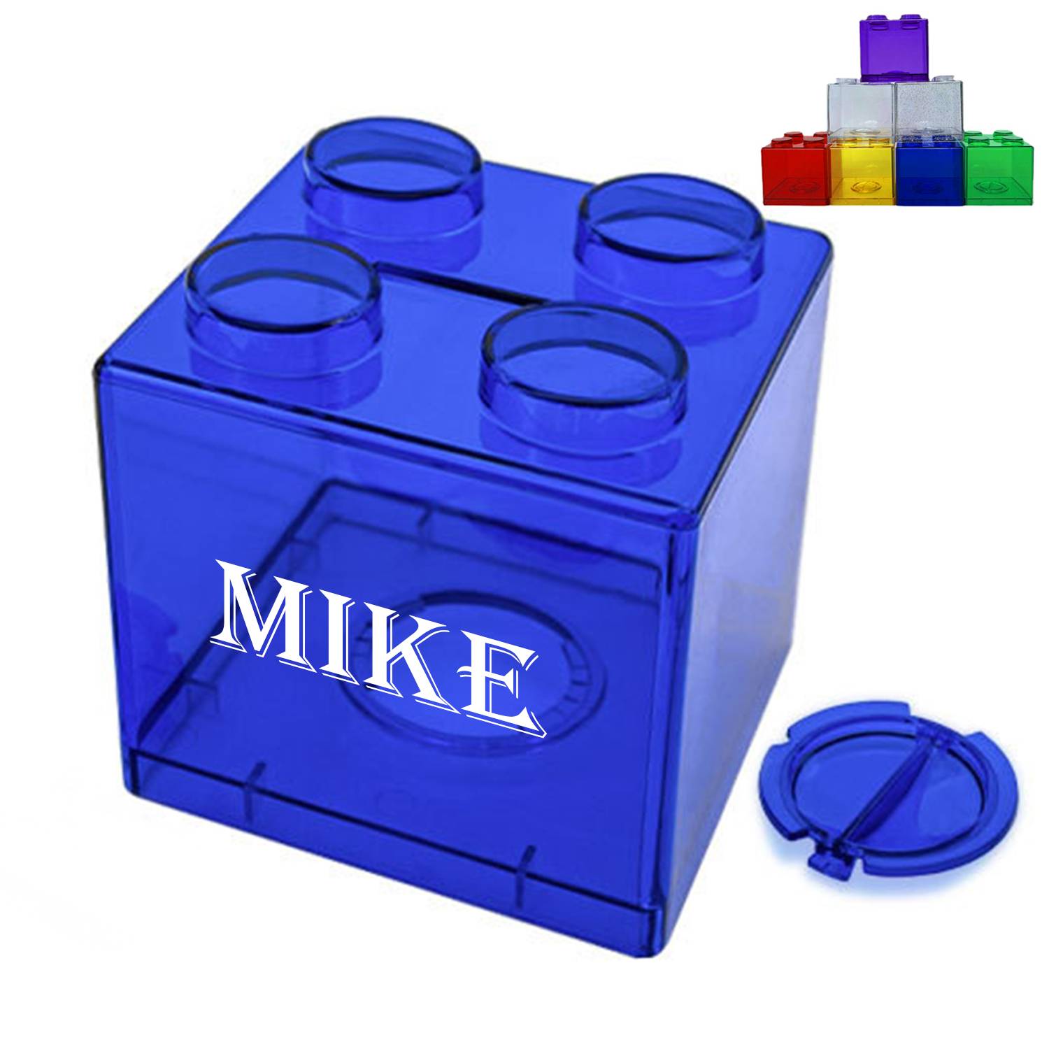 Piggy Bank Designed with Lego Bricks