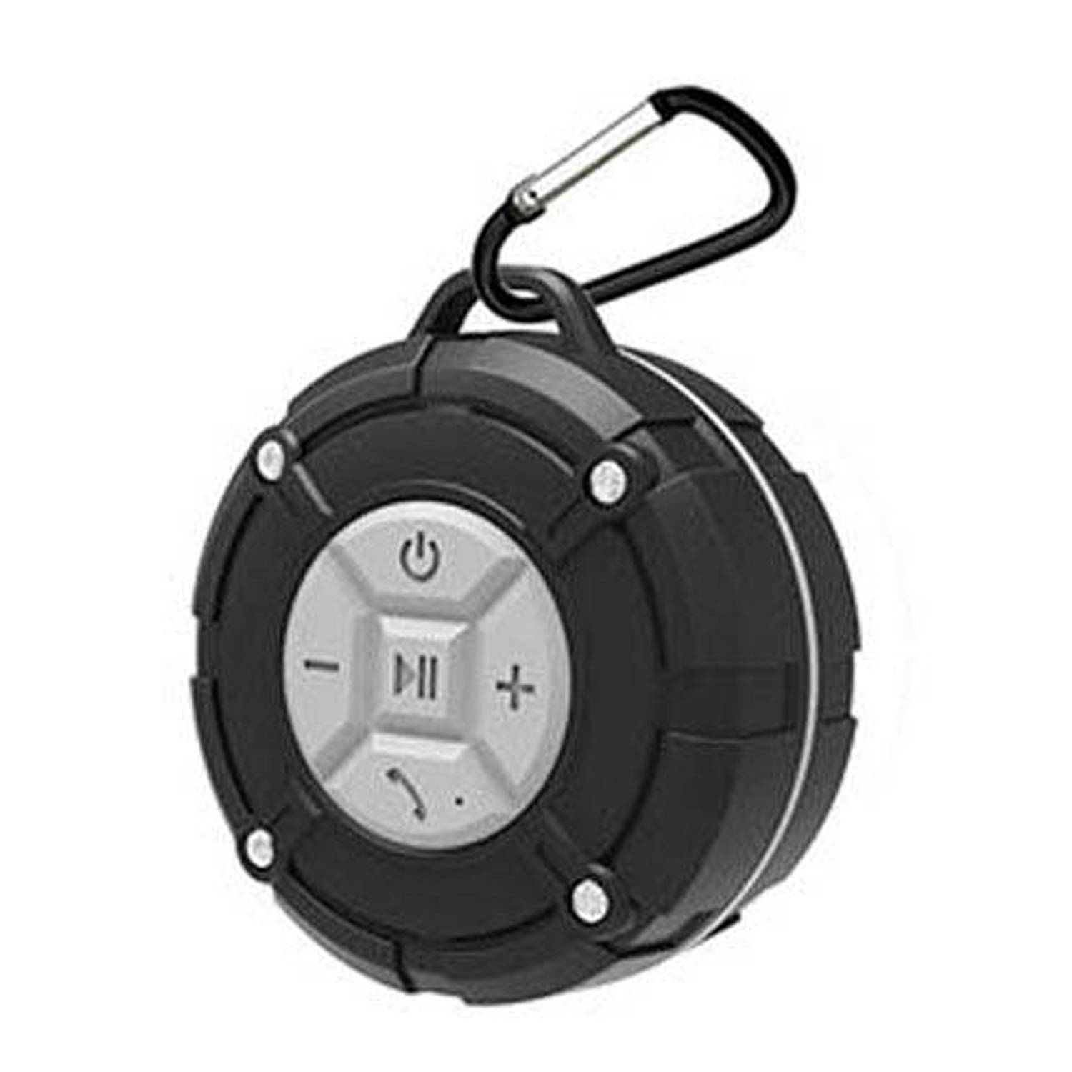 Waterproof Suction Cup Bluetooth Speaker w/ Carabiner - Image 6