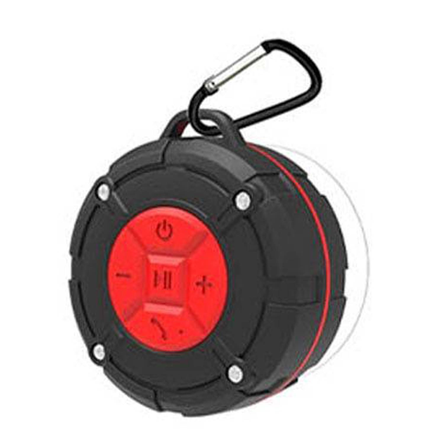 Waterproof Suction Cup Bluetooth Speaker w/ Carabiner - Image 5