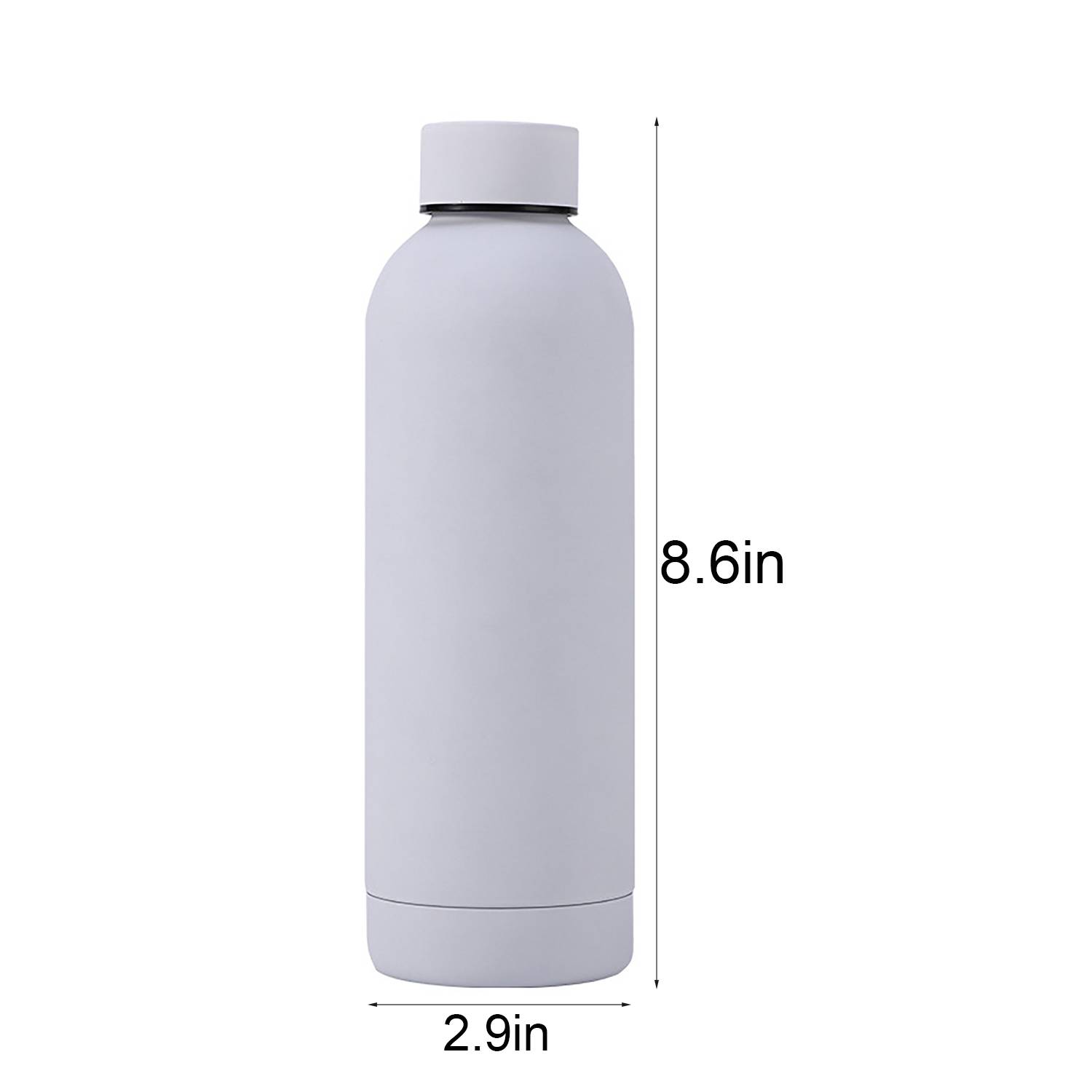 17oz Leakproof Stainless Steel Insulated Sports Water Bottle - Image 19