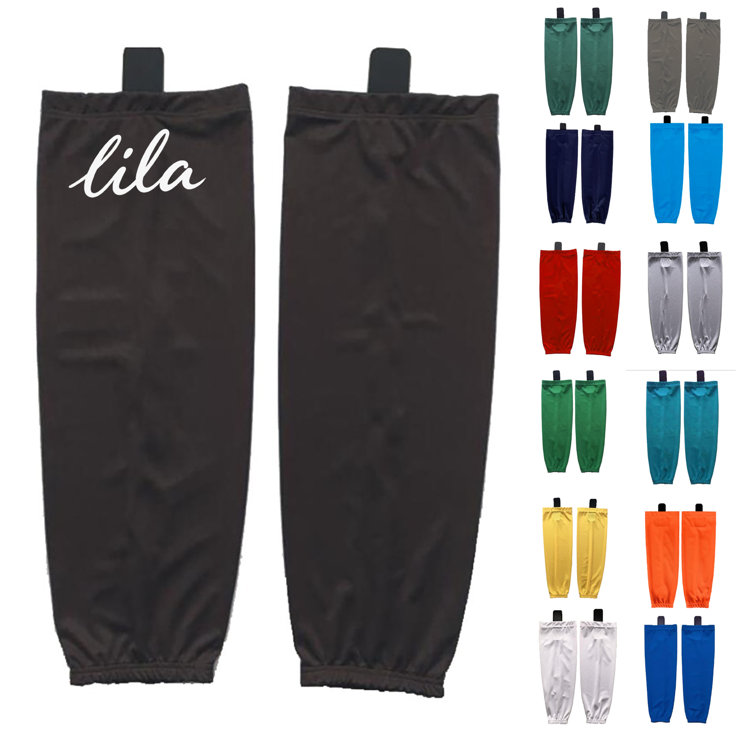 Single Layer Solid Color Ice Hockey Socks