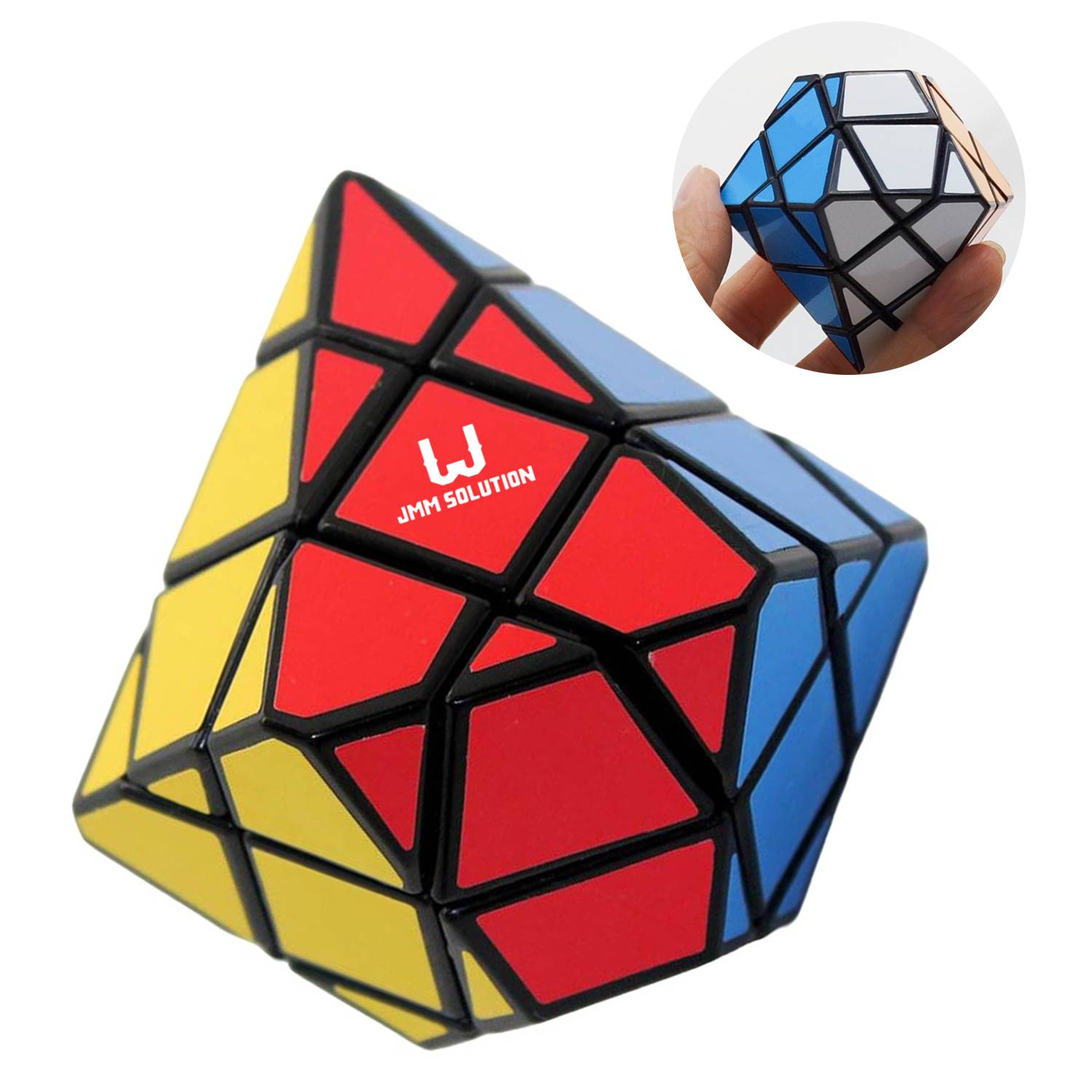 Diamond Shape 3x3 Mechanism Puzzle Cube
