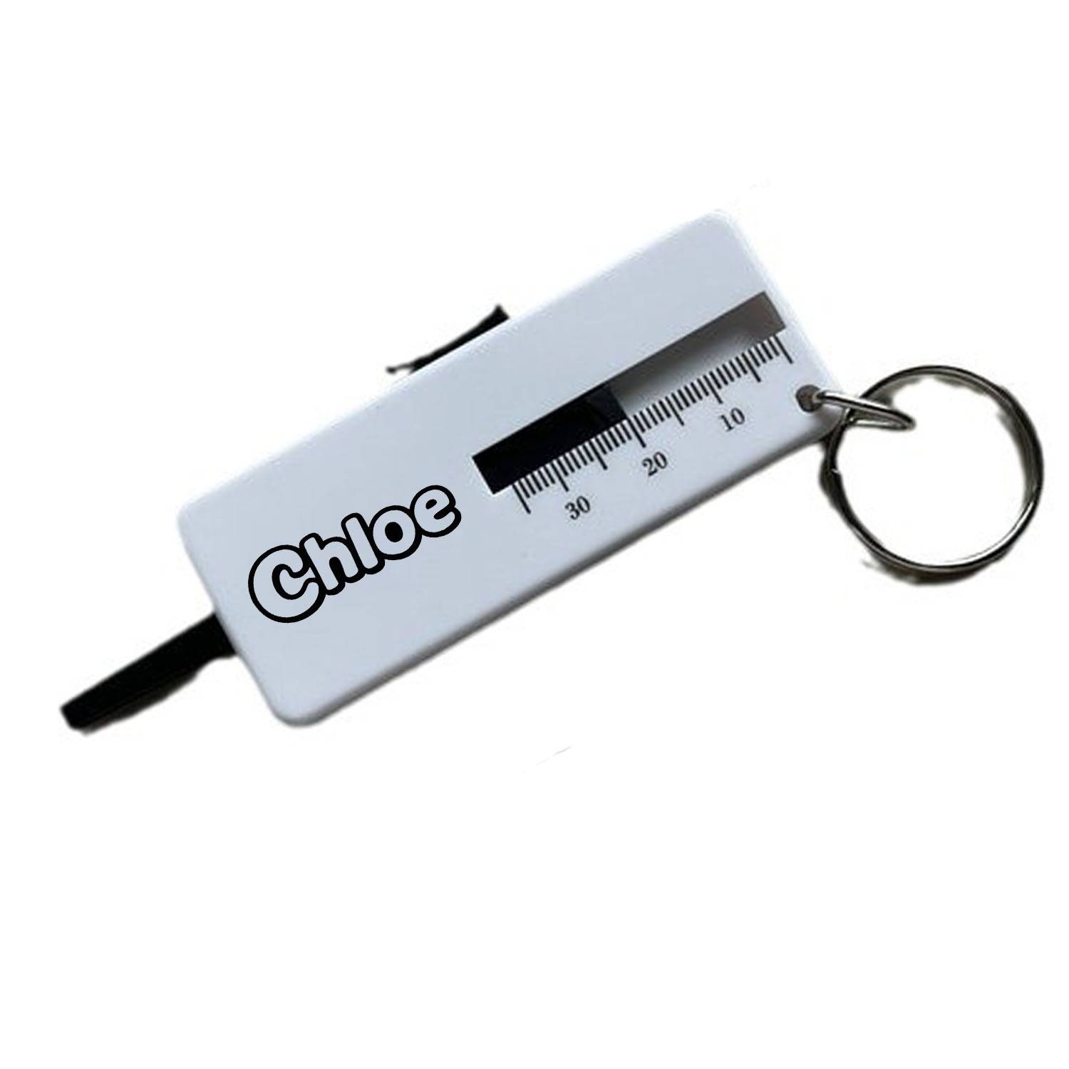 Tire Tread Depth Gauge Keychain