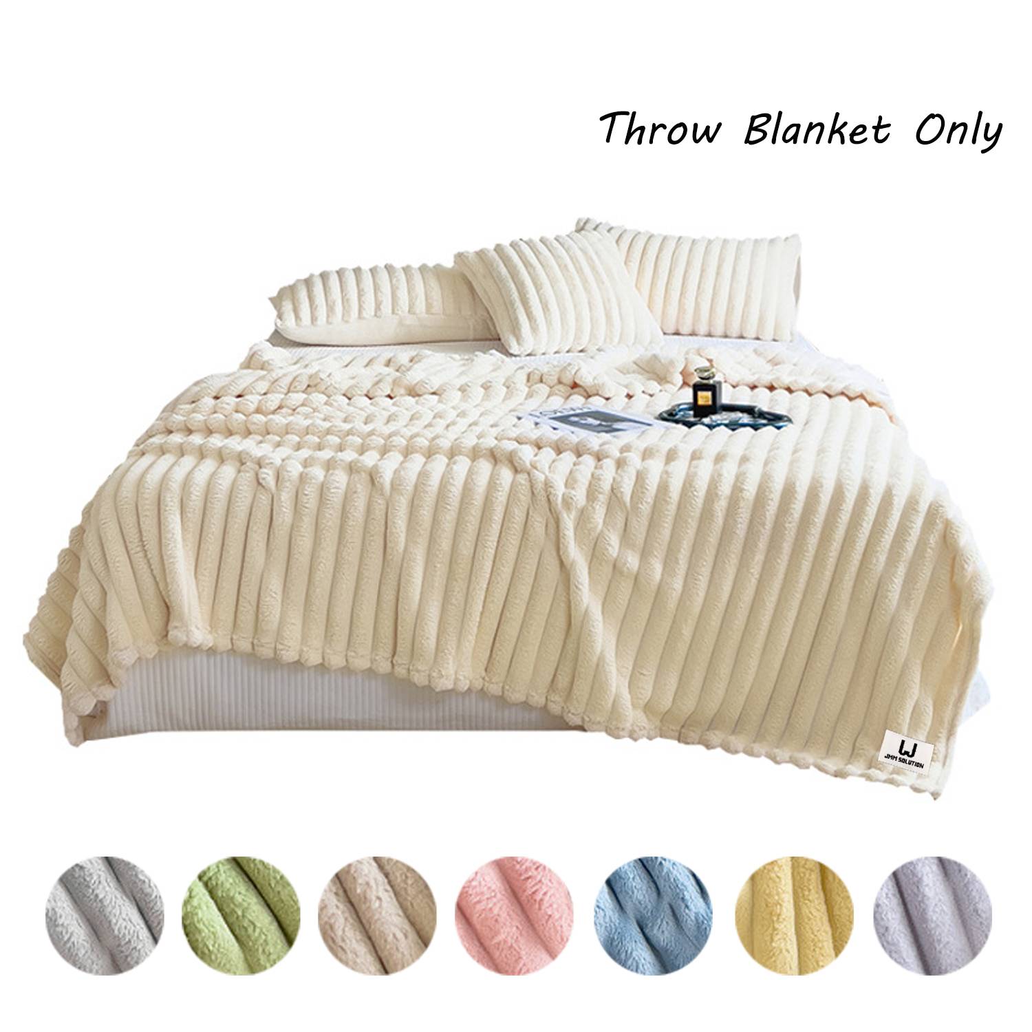 Soft Fleece Plush Throw Blanket