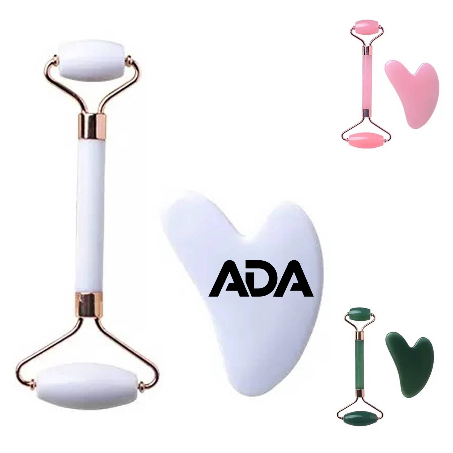 Resin Face Roller Massager Gua Sha Tool Set - Image 4