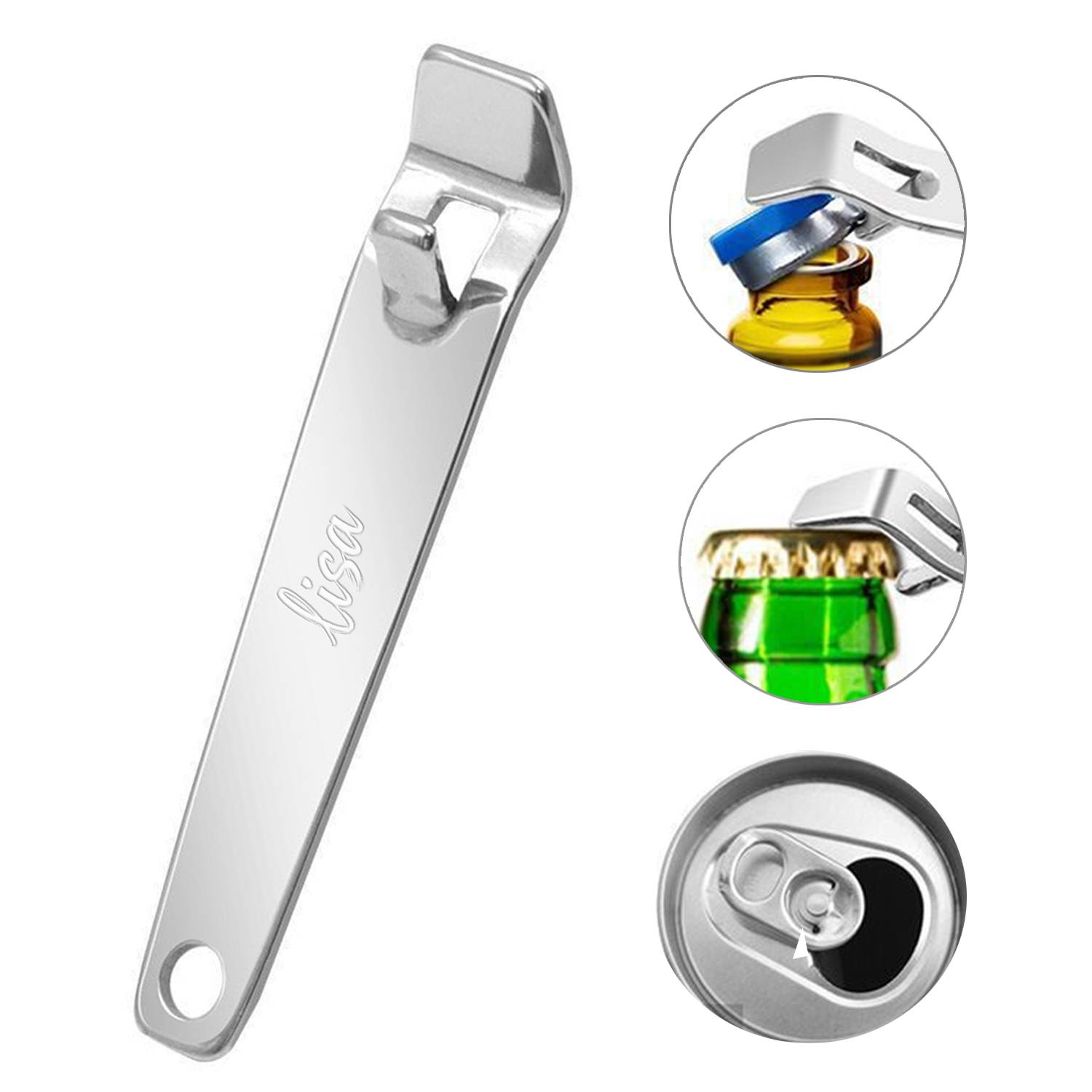 Manual Multifunction Stainless Steel Bottle Opener