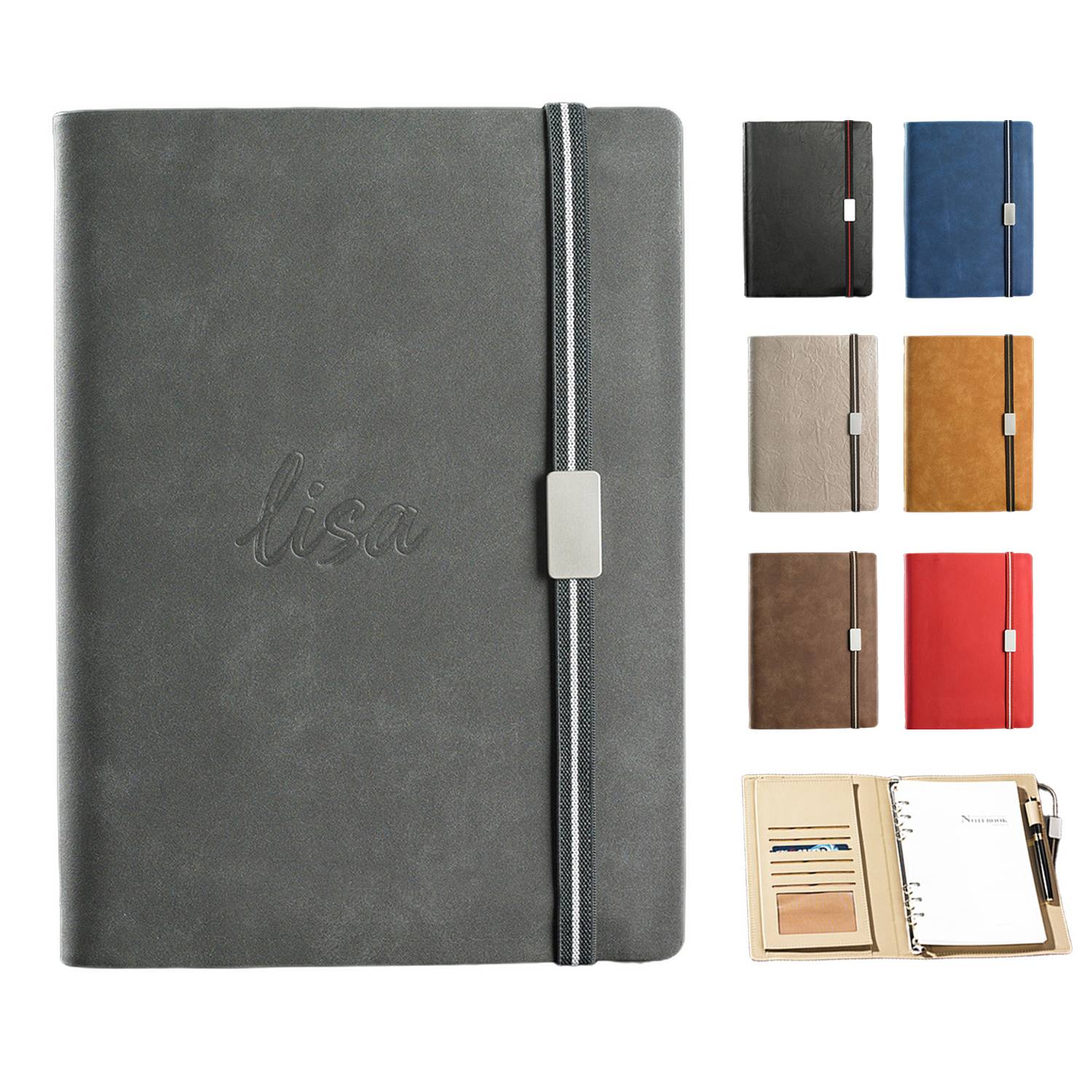 A5 PU Leather Binder Notebook
