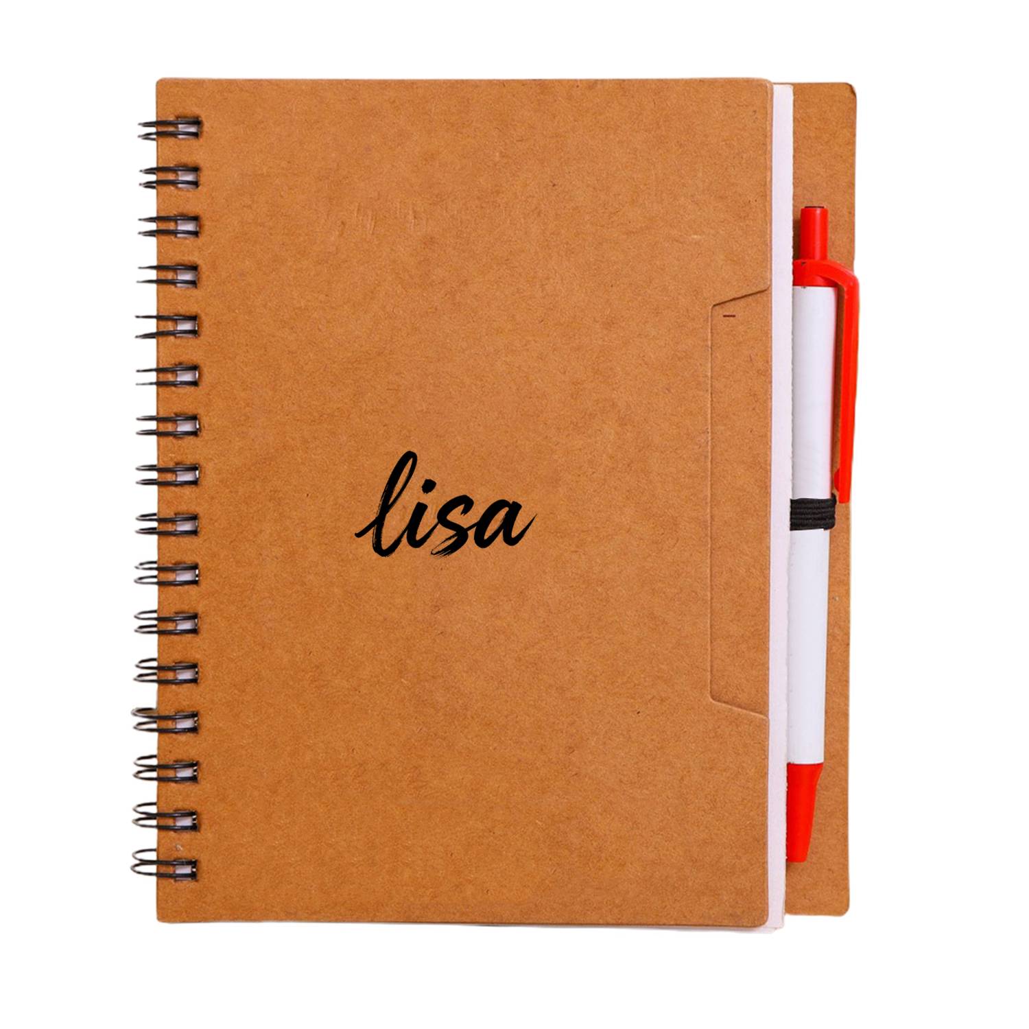 A6 50 Sheets Eco Paper Spiral Journal Notebook