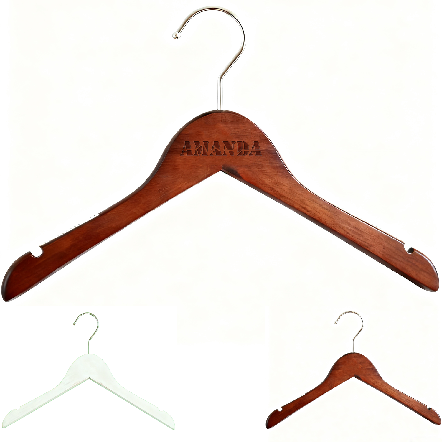 Wooden Non Slip Clothes Hanger