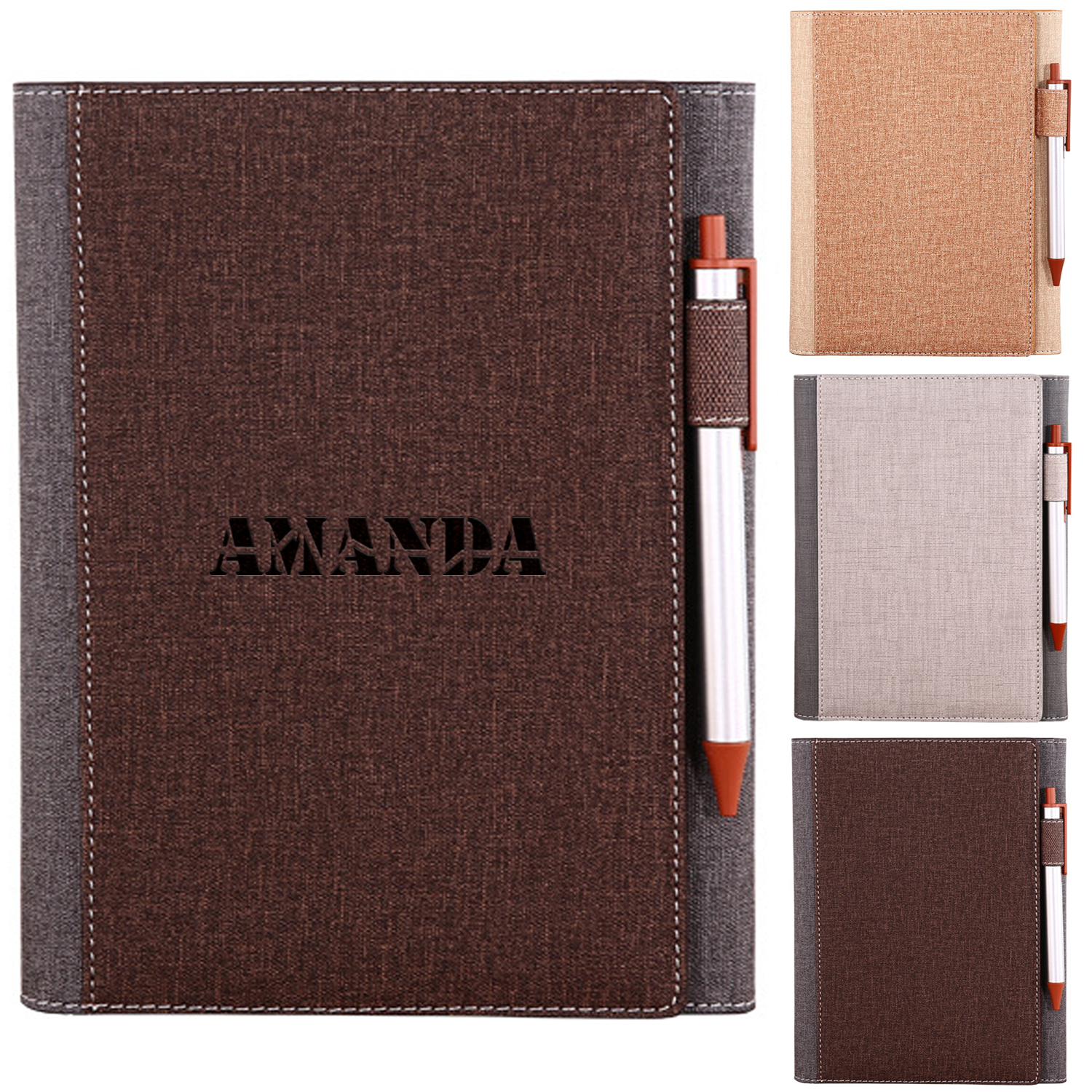 A5 PU Leather Business Spiral Notebook