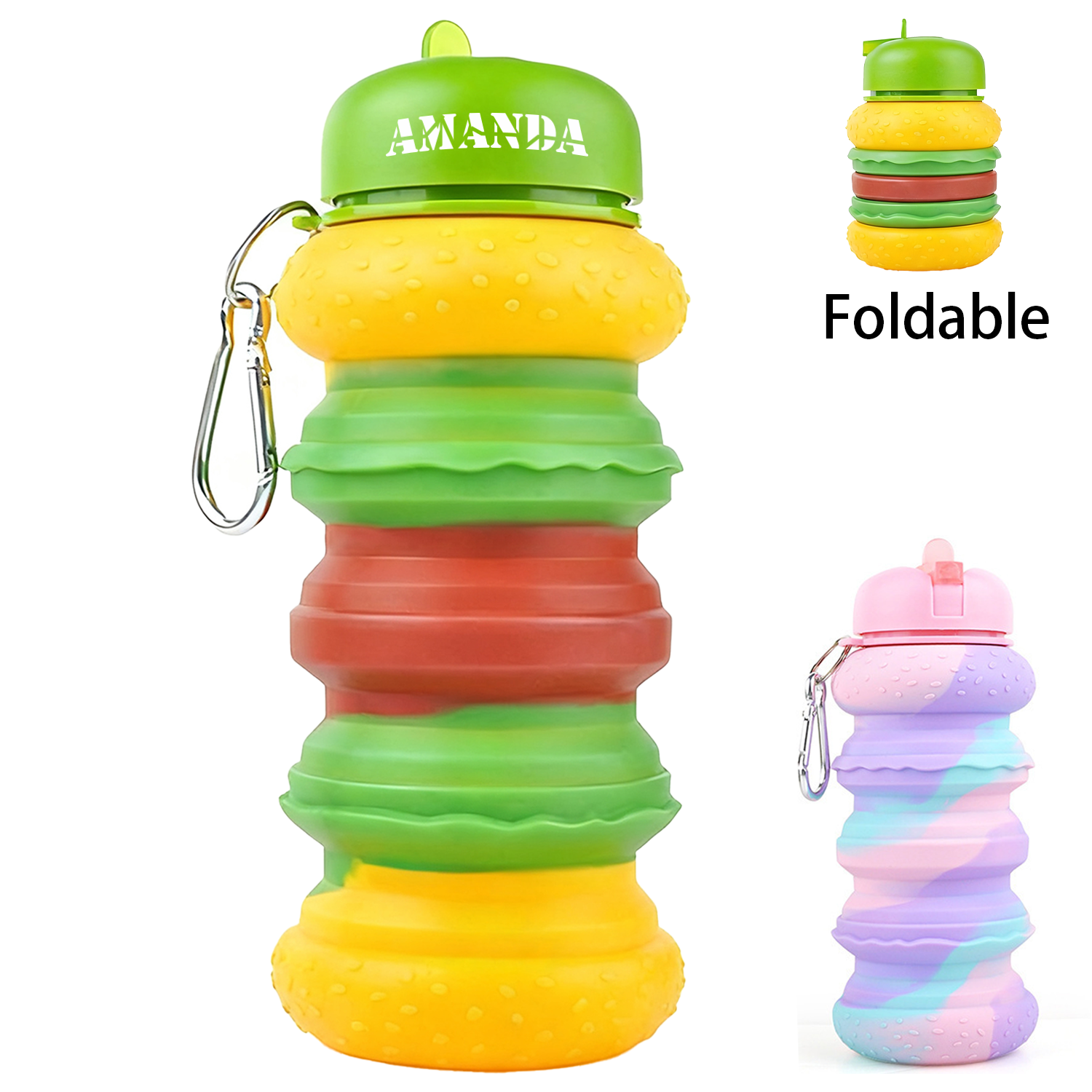 Foldable Silicone Water Bottle