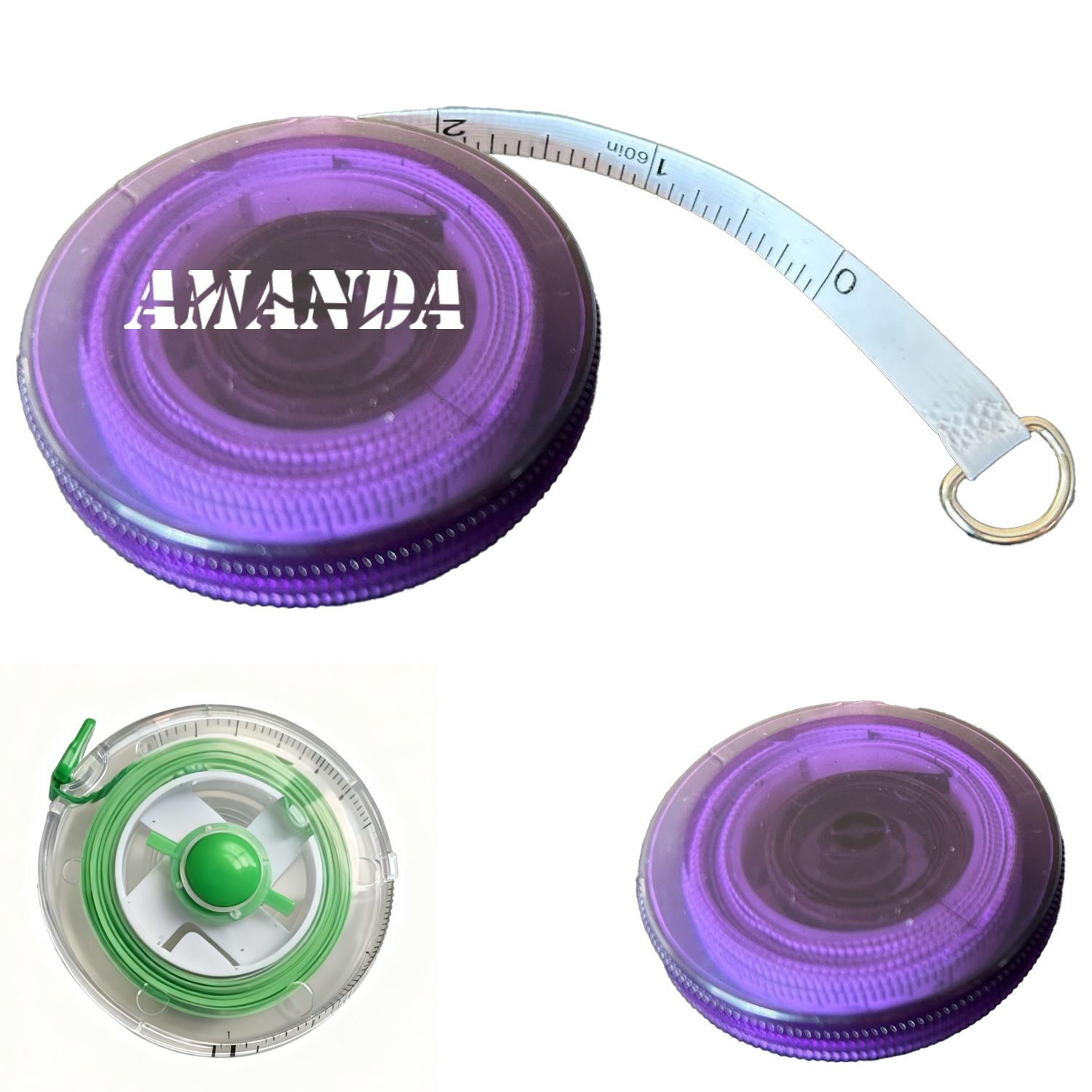 Plastic Portable Clear Tape Measure