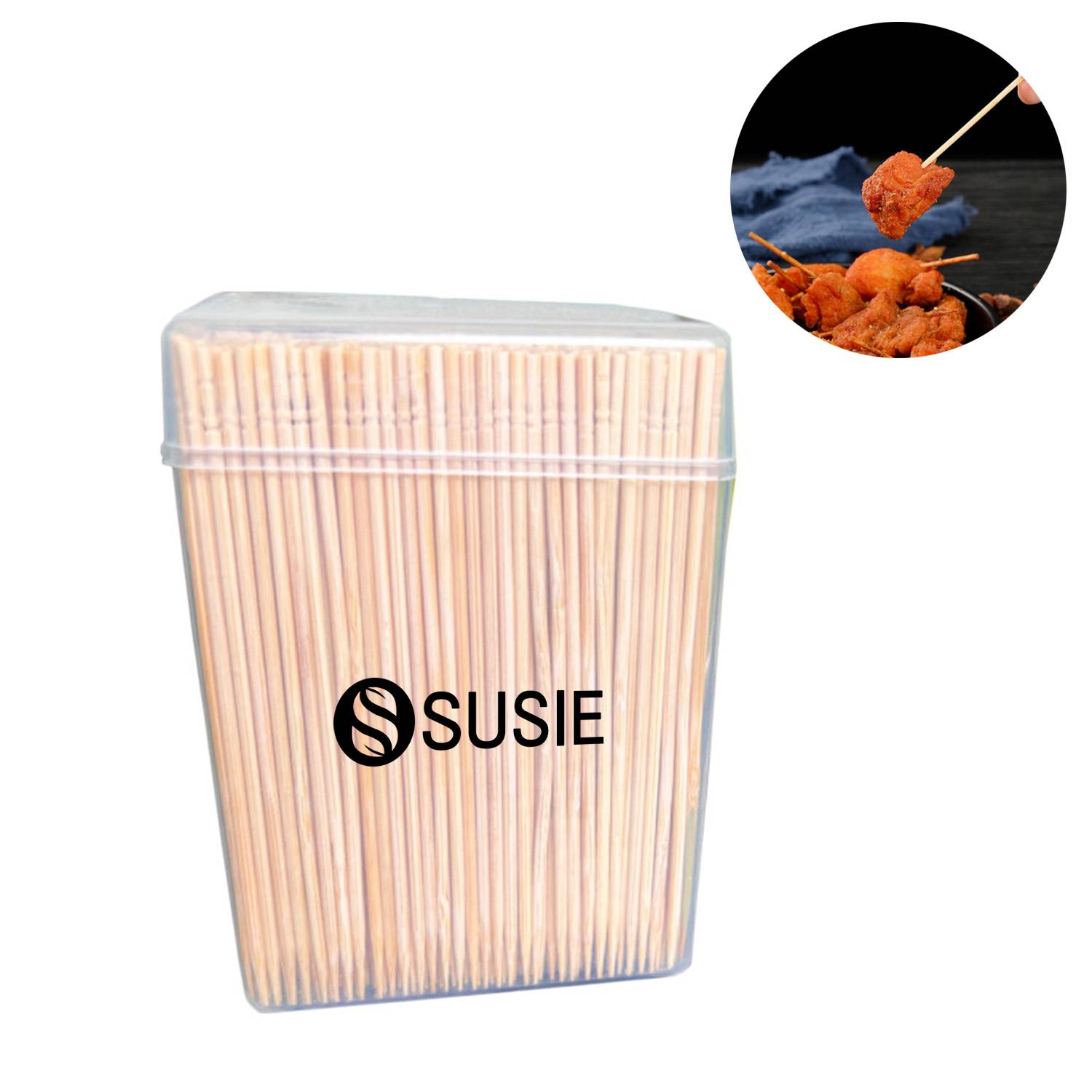 1000Pcs Disposable Bamboo Toothpicks
