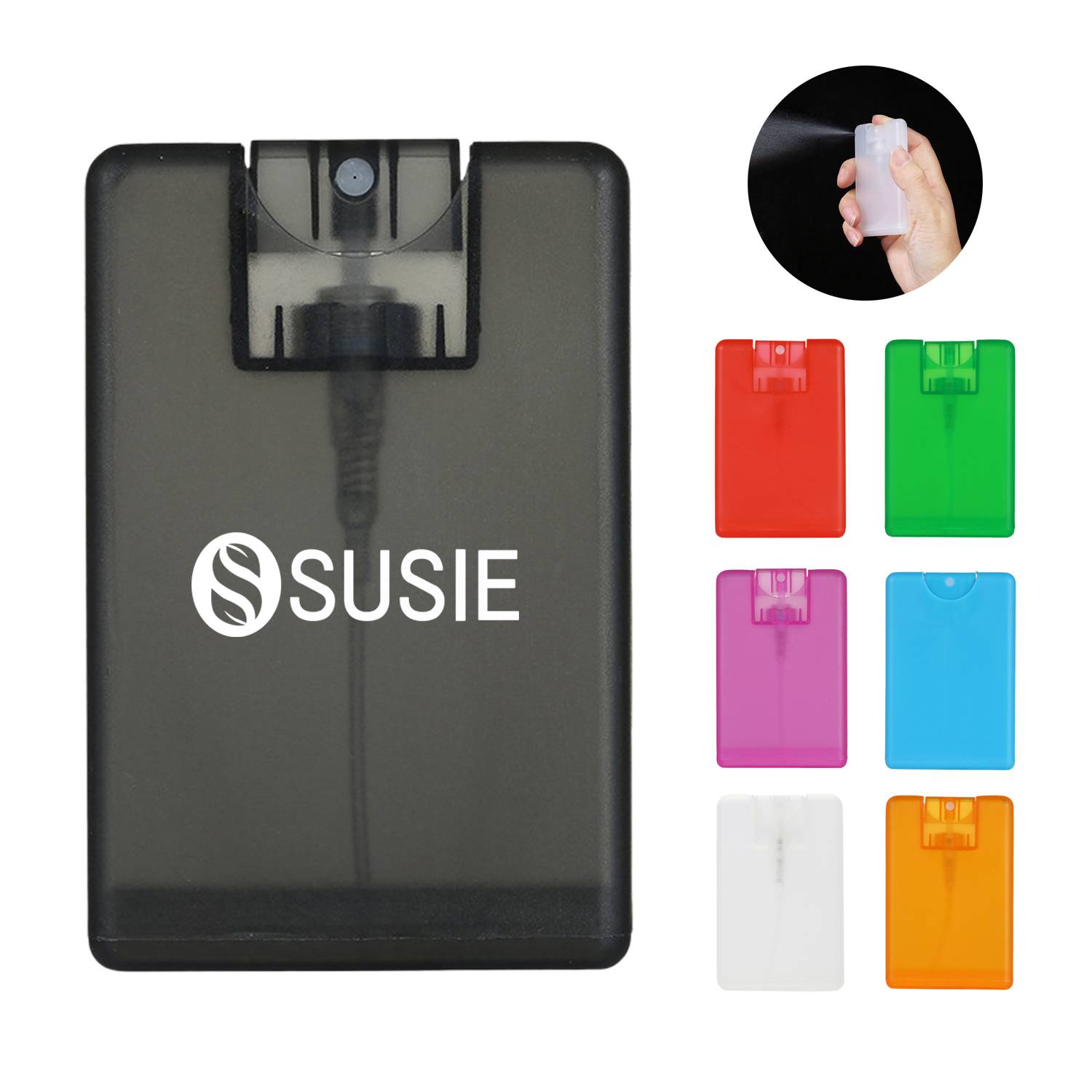 Portable Hand Sanitizer Card Spray Bottle