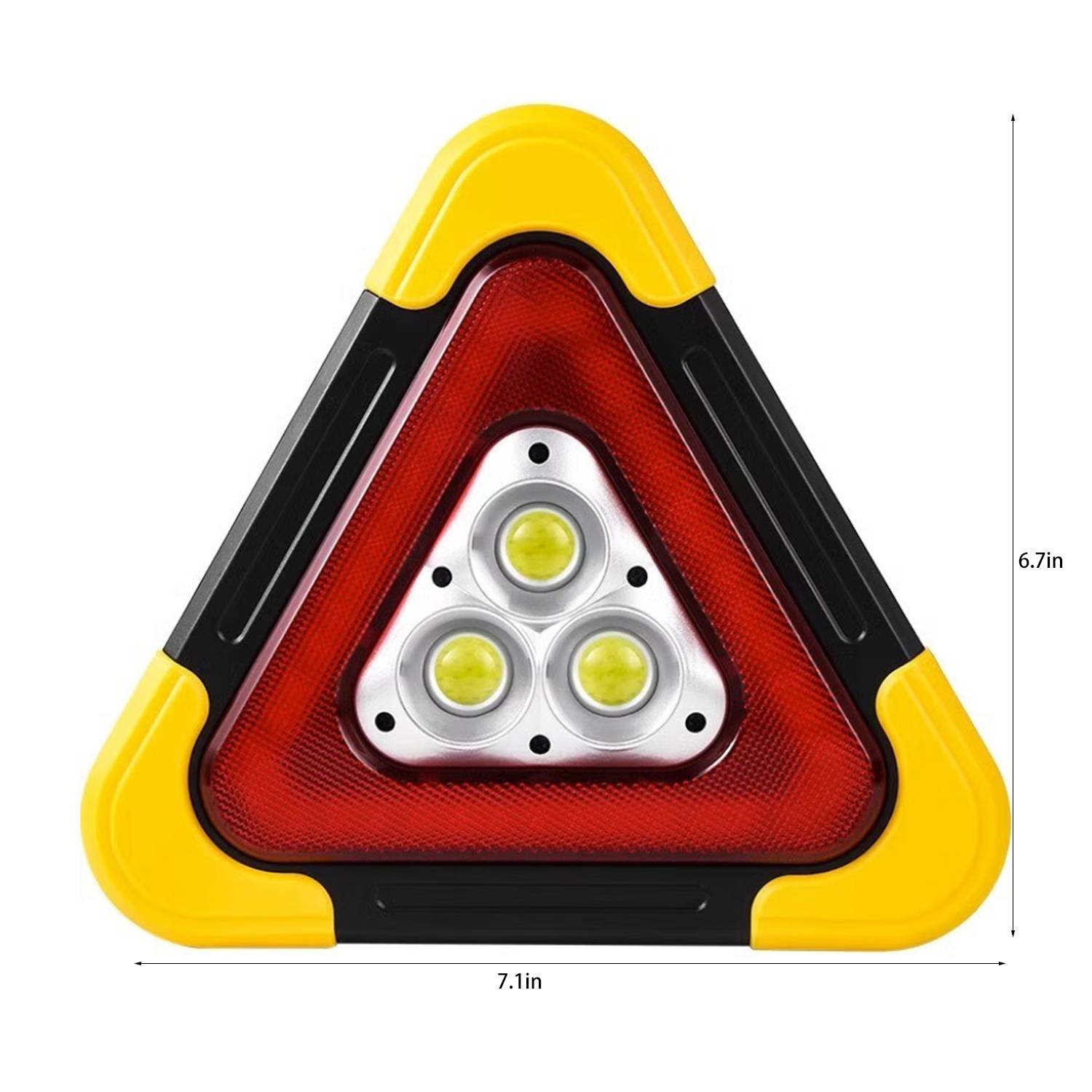 Solar Rechargeable Car LED Emergency Light w/ Stand - Image 3