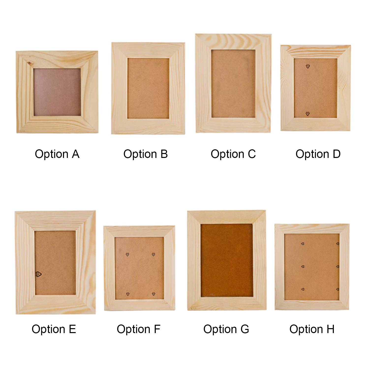 Desk Engraved Wooden Photo Frame