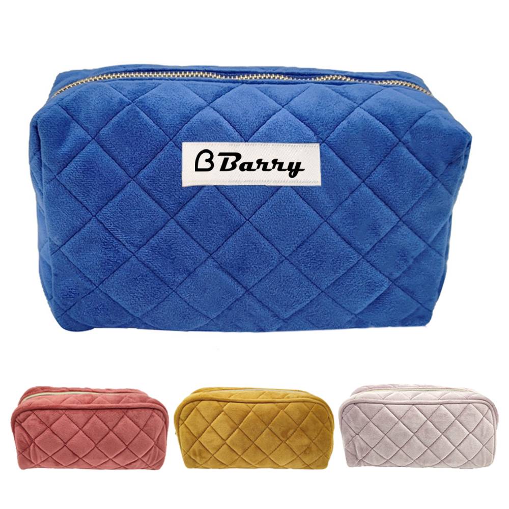 Velvet Makeup Bag Travel Case