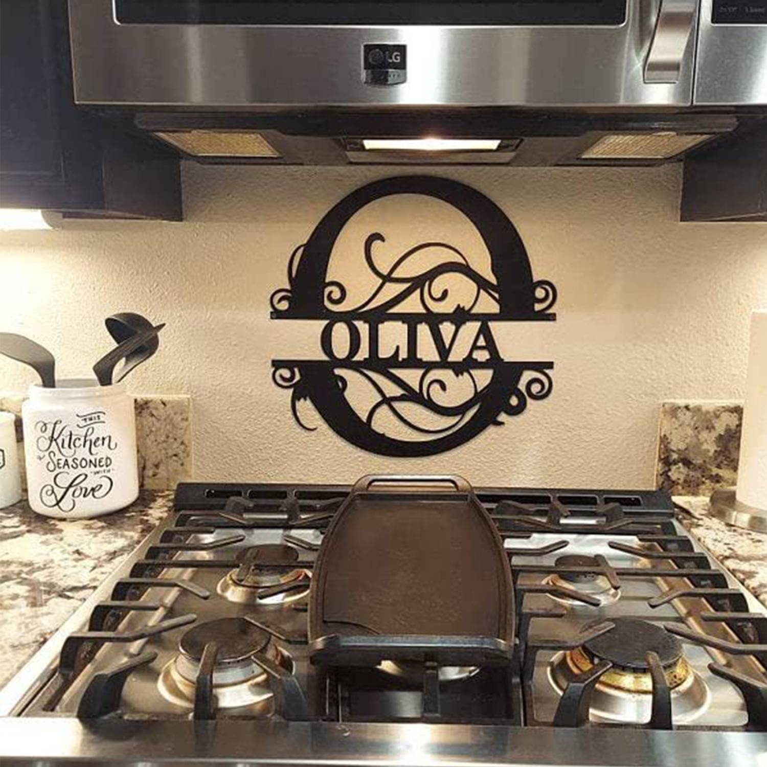 12inch Custom Metal Name Sign - Image 6