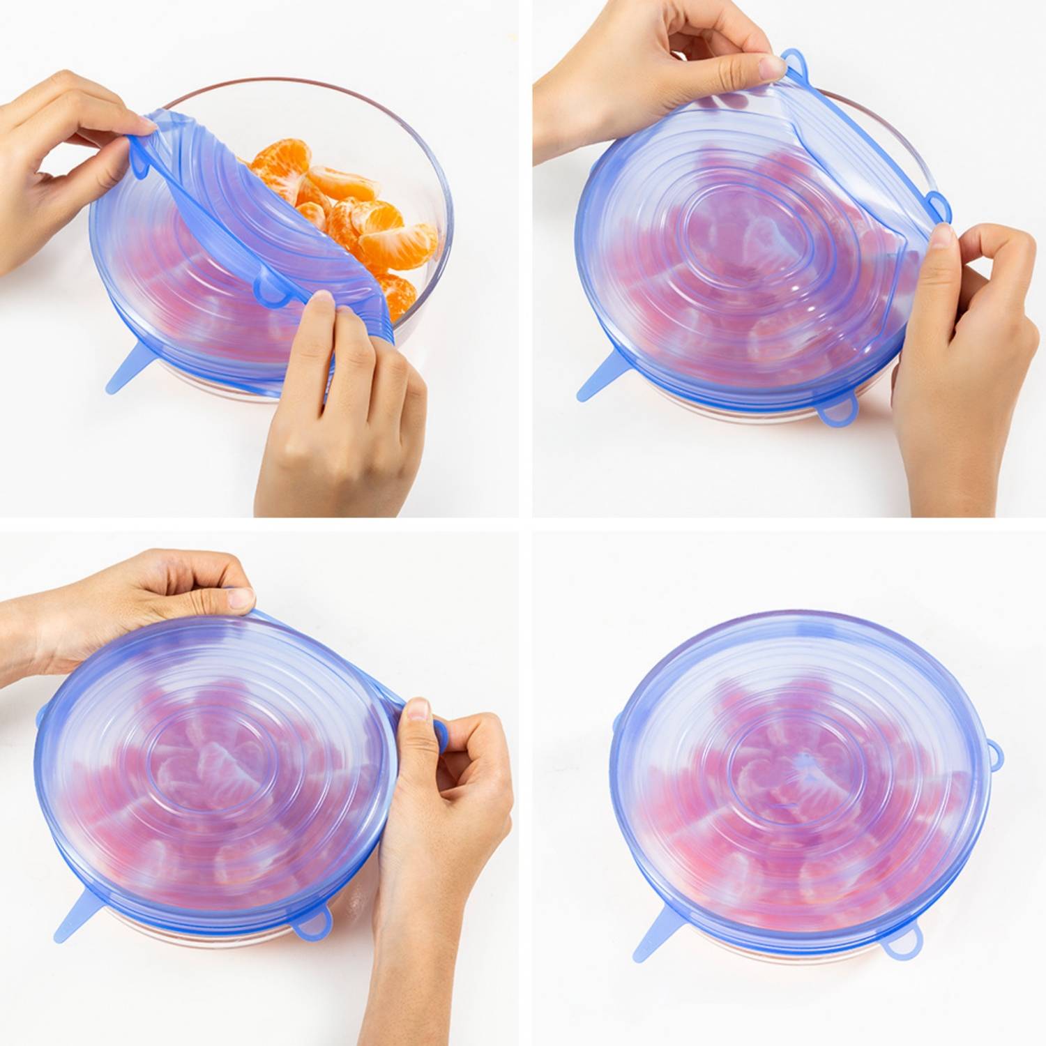 Silicone Food Cover Set of 6 - Image 3