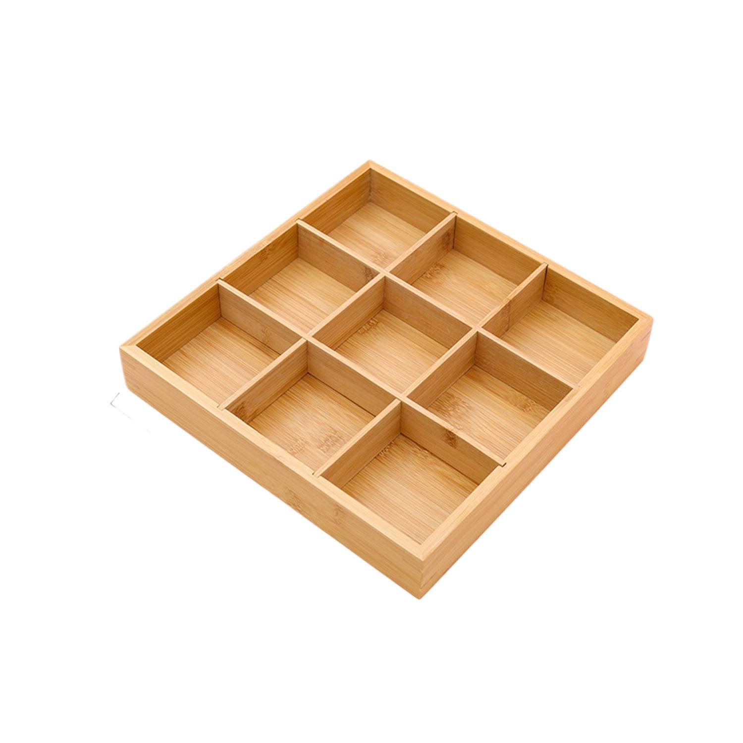 Multi-Compartment Non-Toxic Safe Wooden Food Tray - Image 3