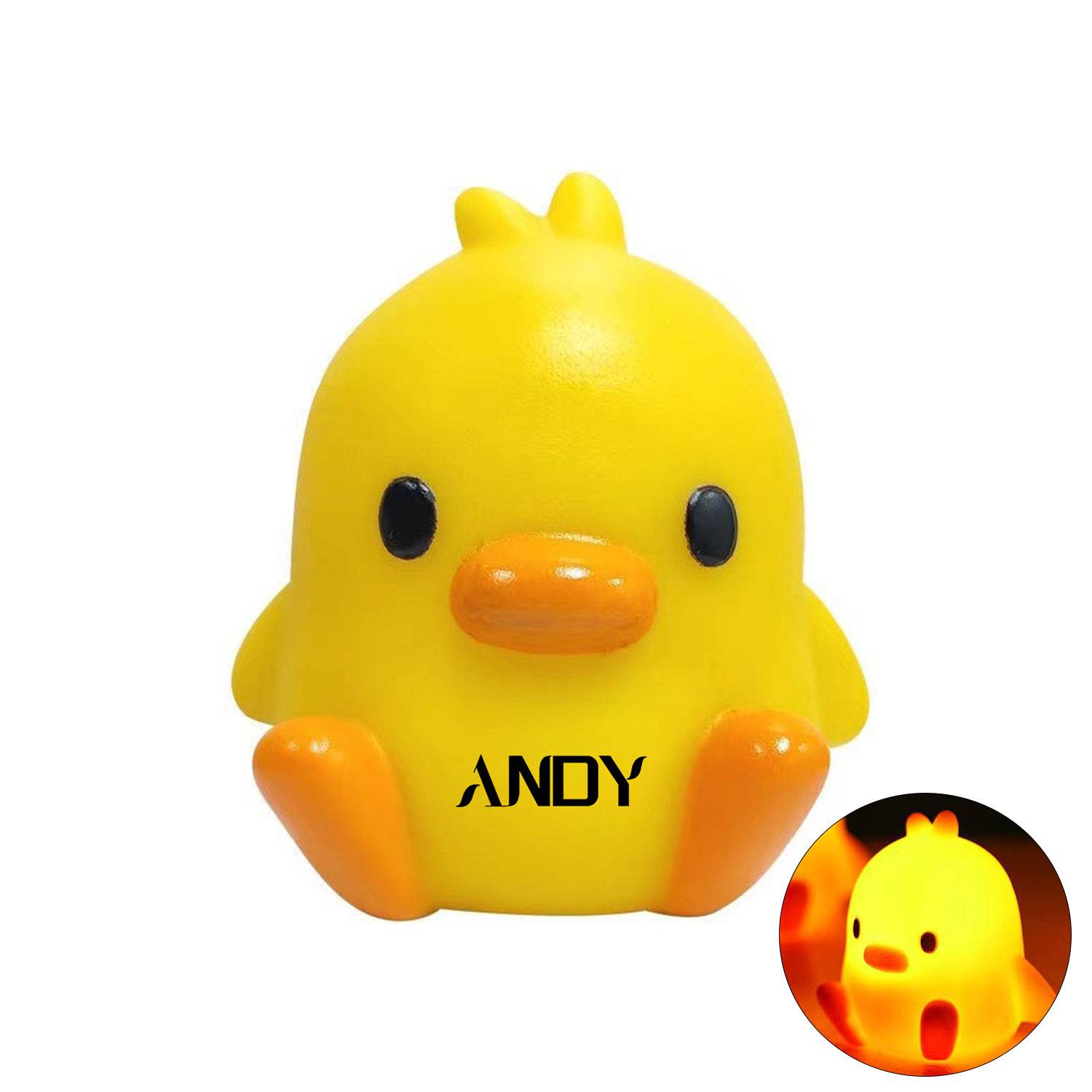 Mini Yellow Duck Shaped Night Light