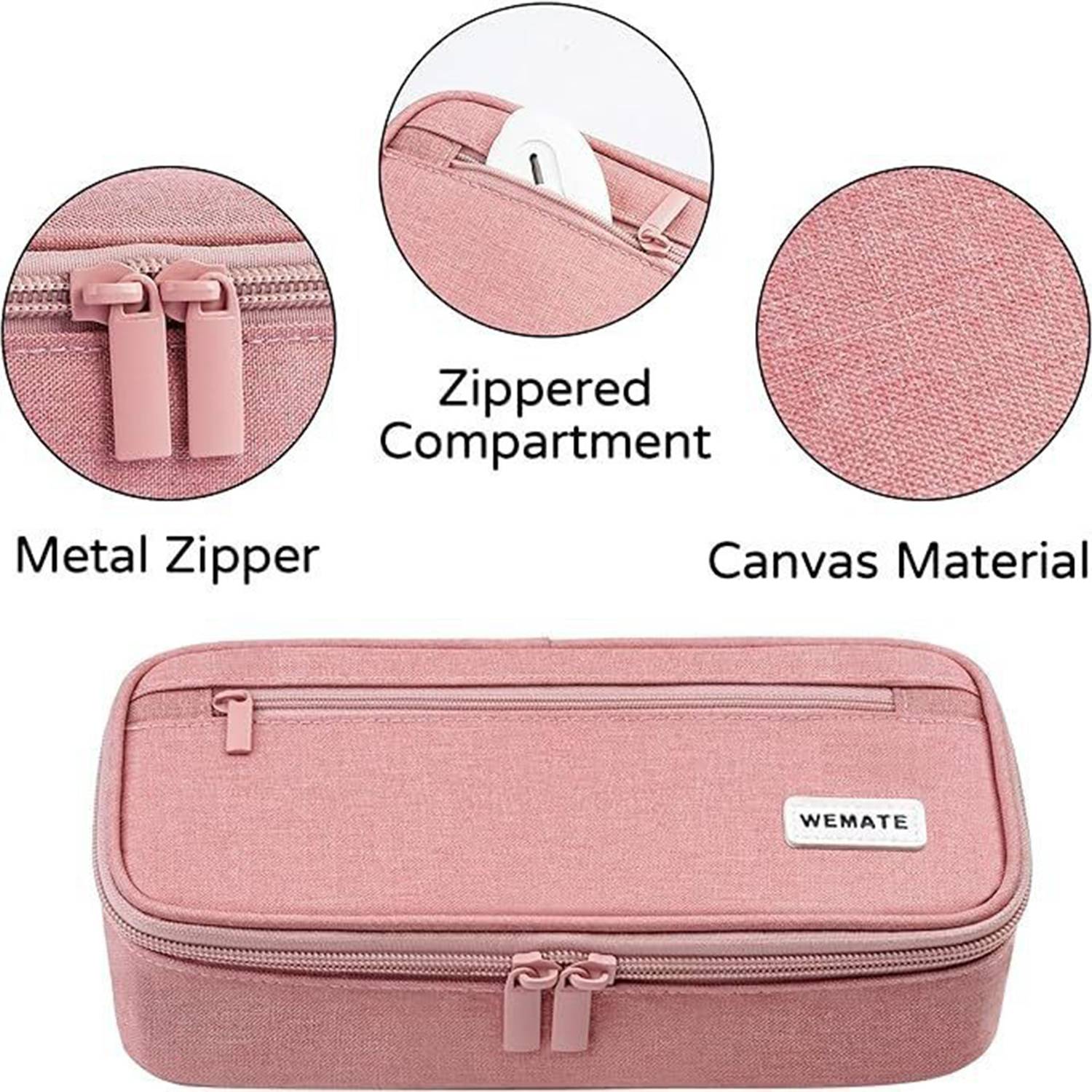 Canvas Pencil Case - Aesthetic Design & Large Capacity - Image 6