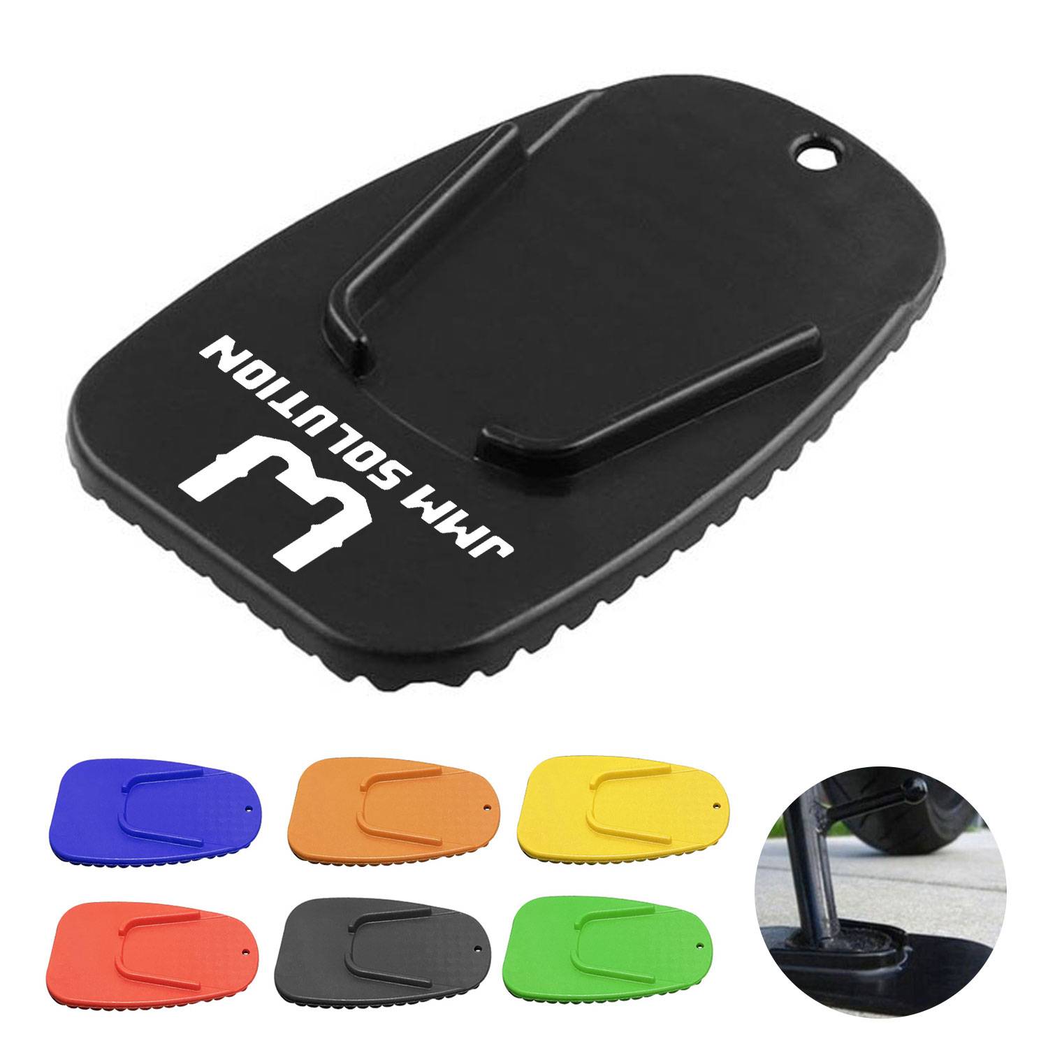 Durable Anti-Slip Motorcycle Kickstand Pad