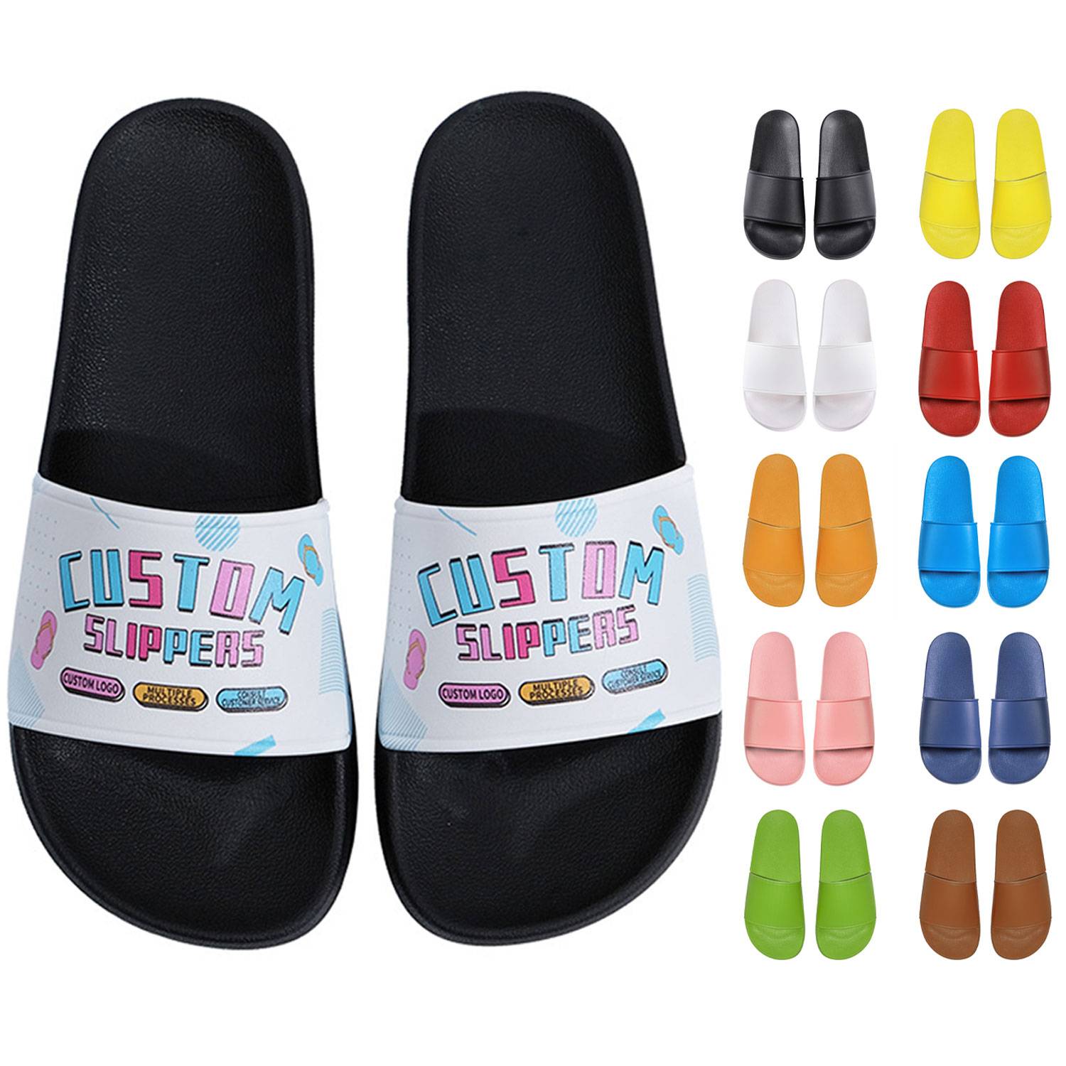Custom Unisex Thick Sole Anti-Slip Slippers