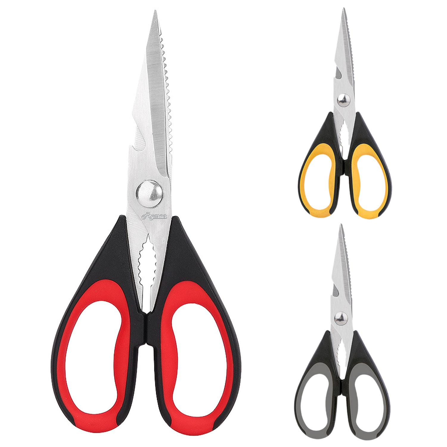 Household Stainless Steel Multifunctional Kitchen Scissors