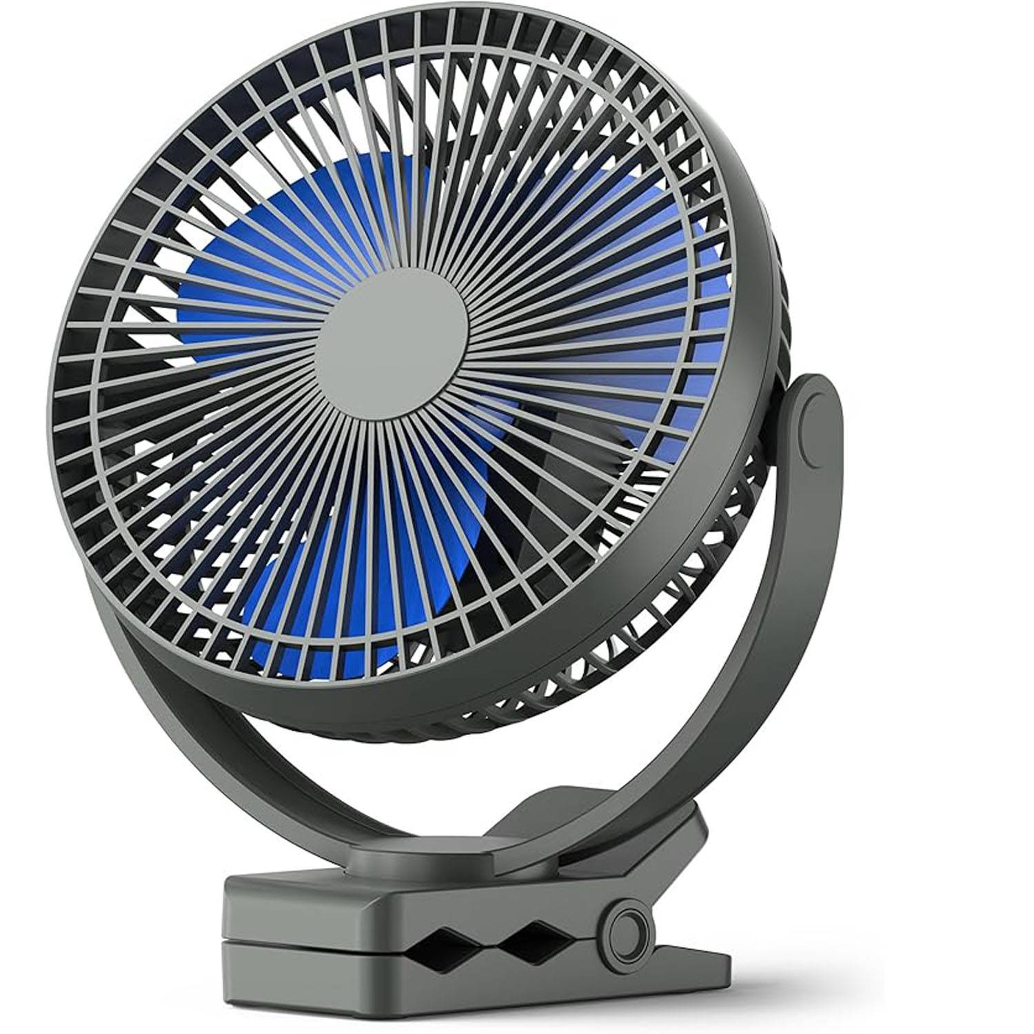 USB Rechargeable Clip-on Desktop Silent Fan - Image 6