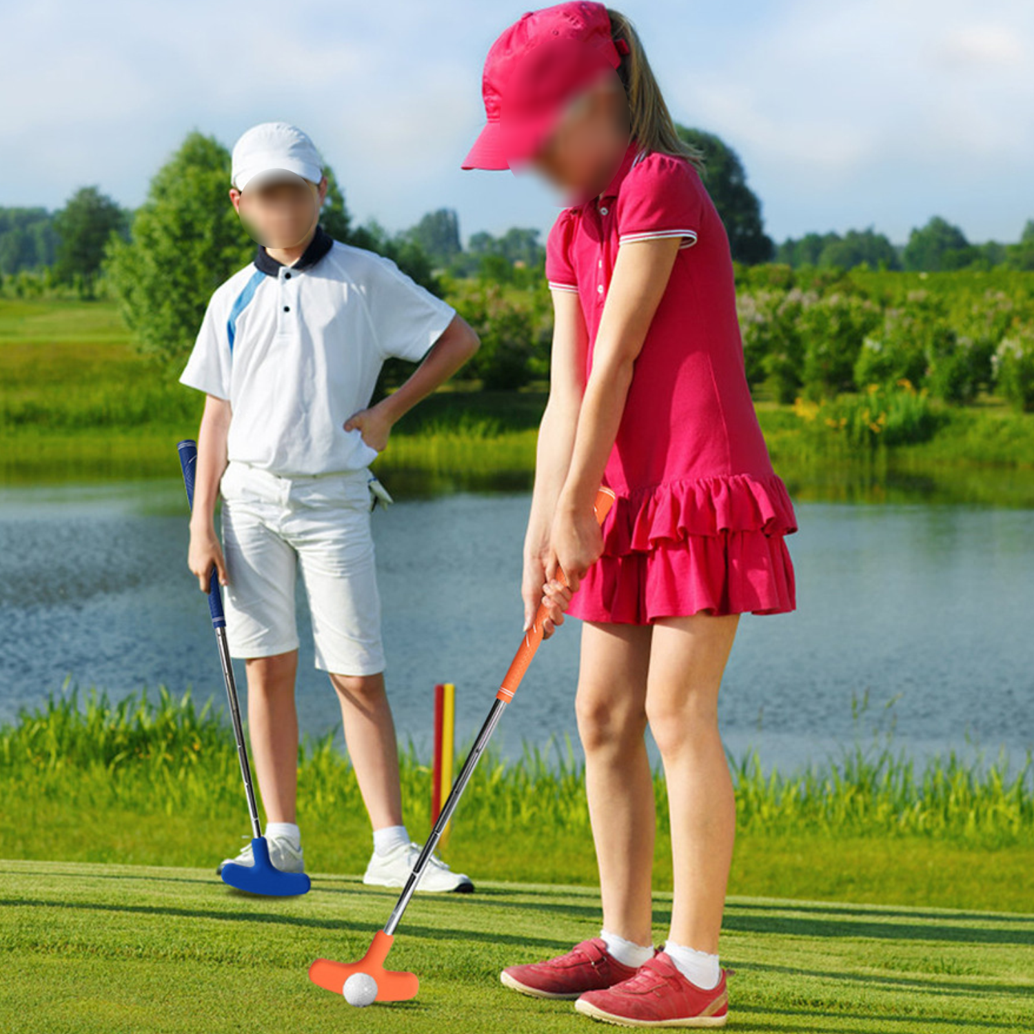 Kids Retractable Golf Practice Putter